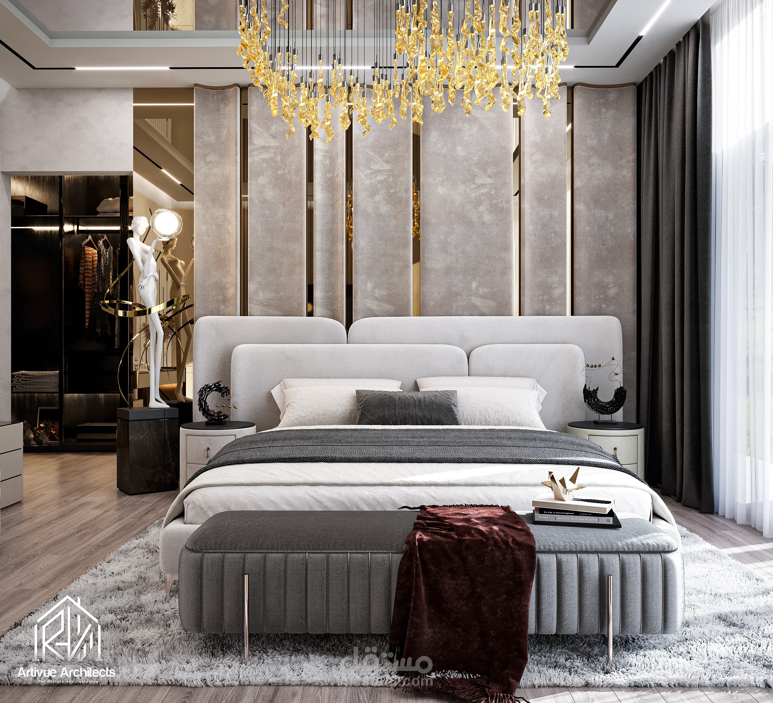 Cmpact Luxury Master BedRoom