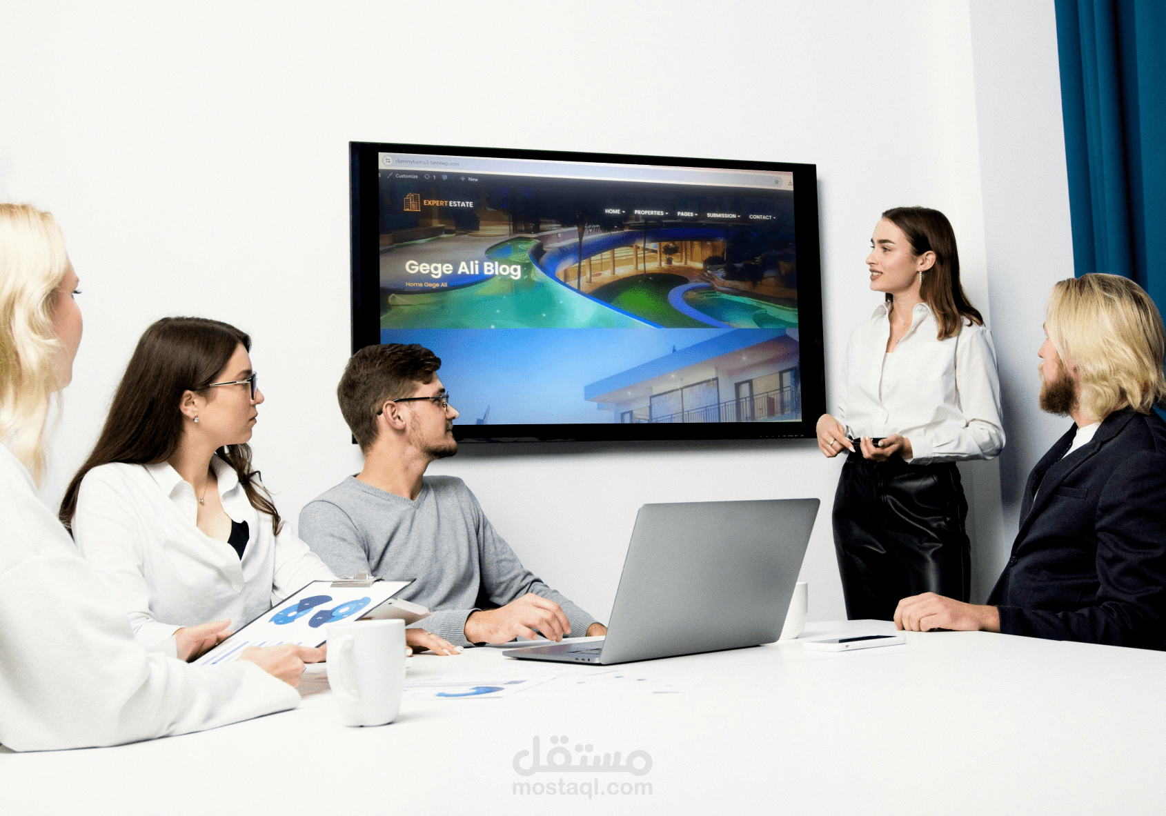 موقع تعريفى لشركه مقاولات