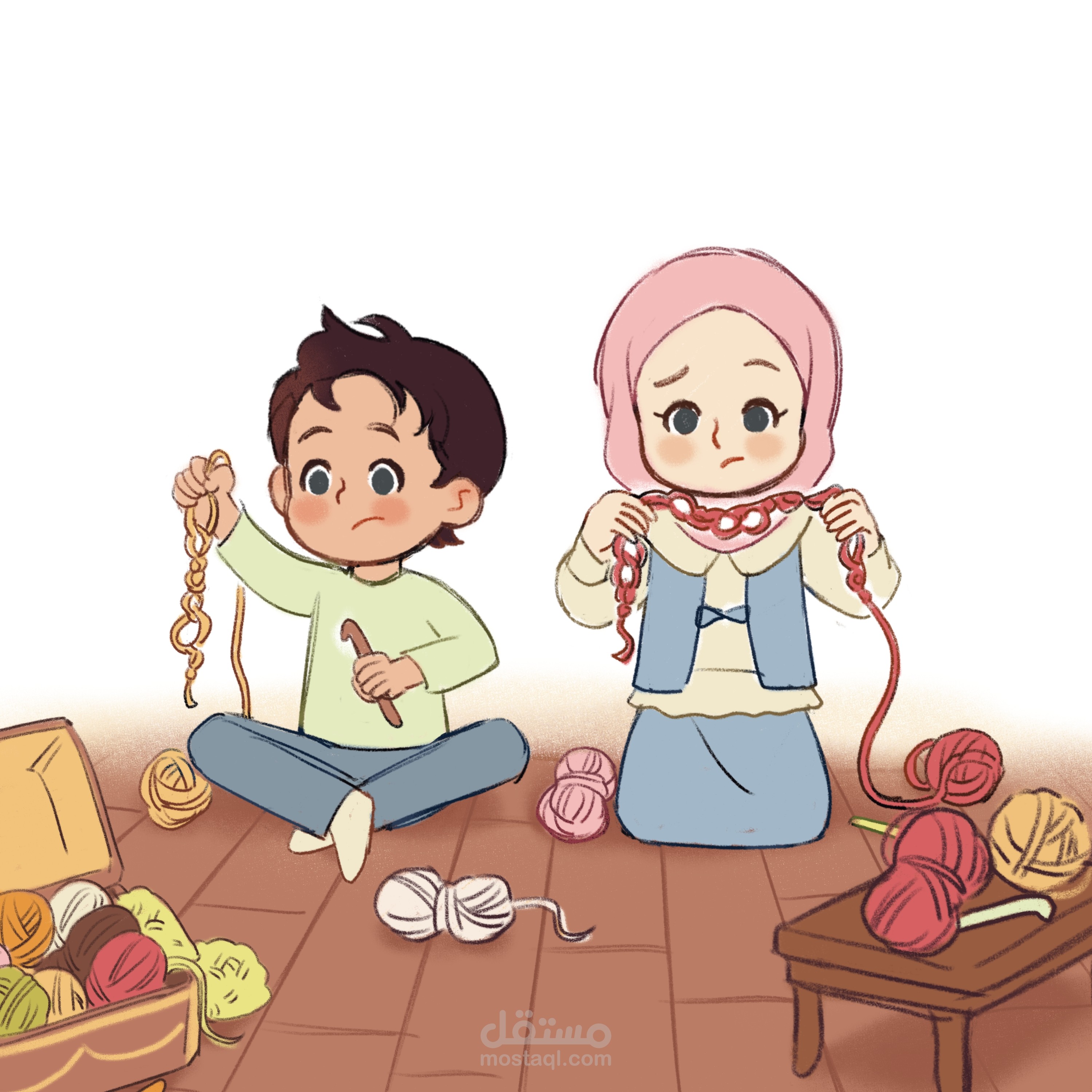 رسمة قصة للاطفال