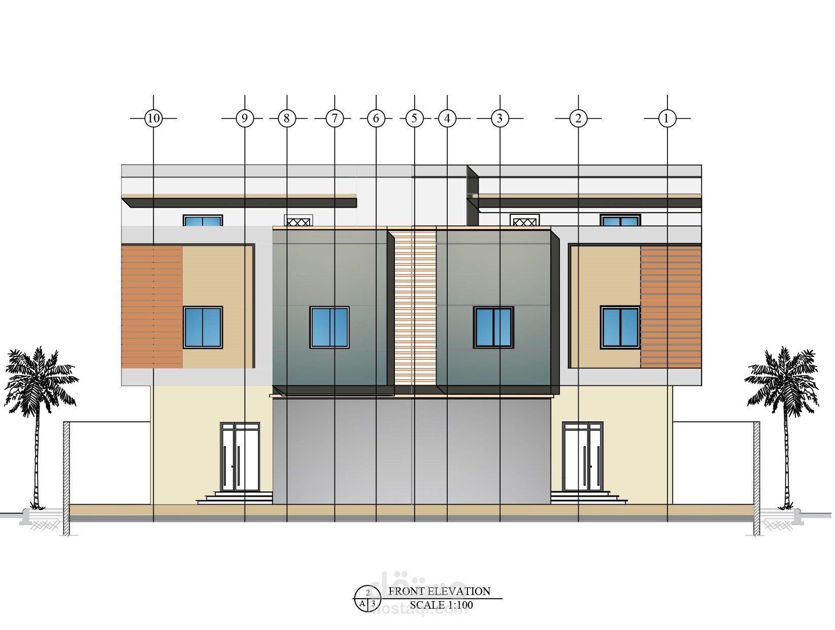 تصميم واجه حديثه و معاصره