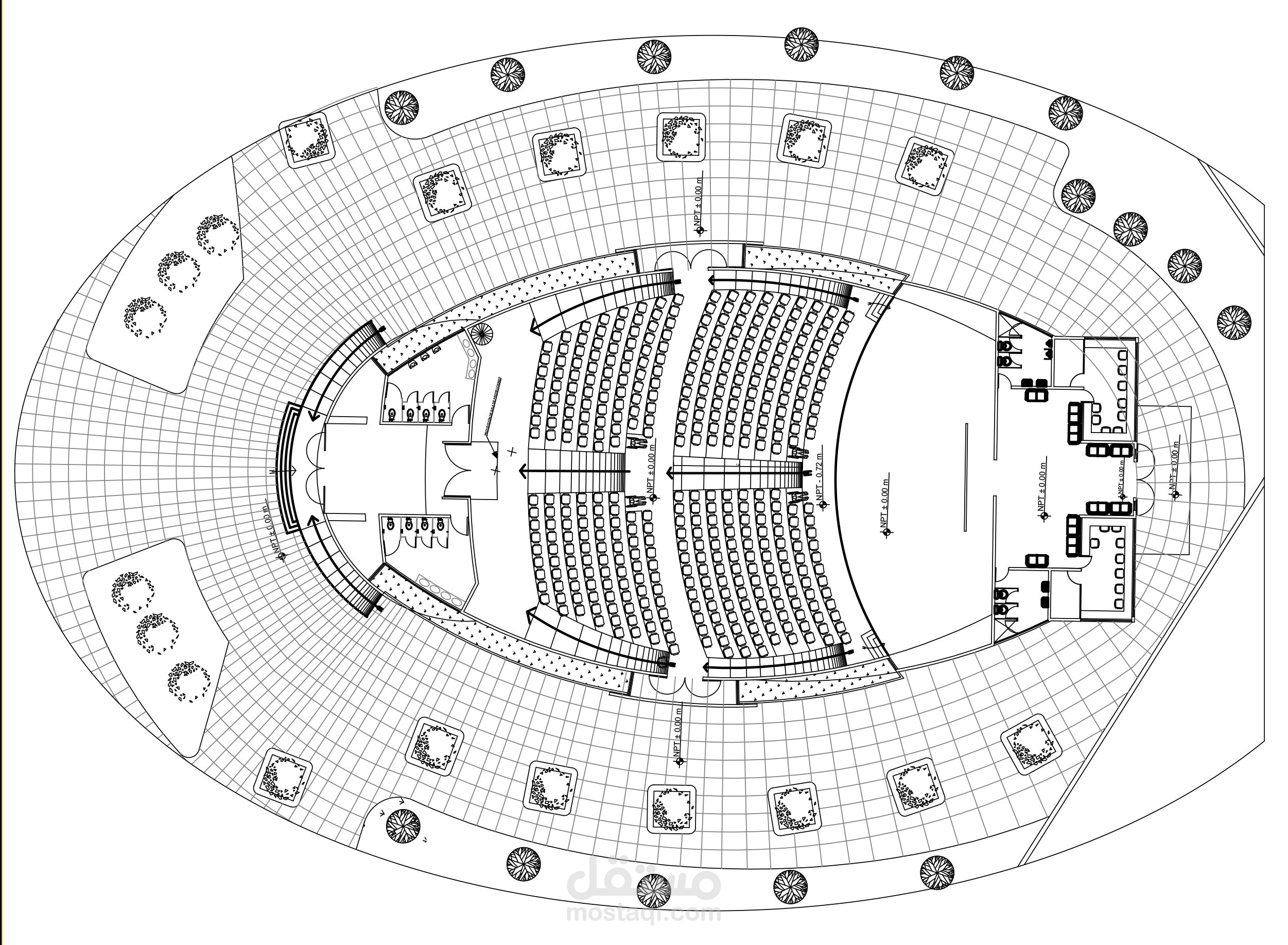 تصميم مسرح او قاعه مؤتمرات