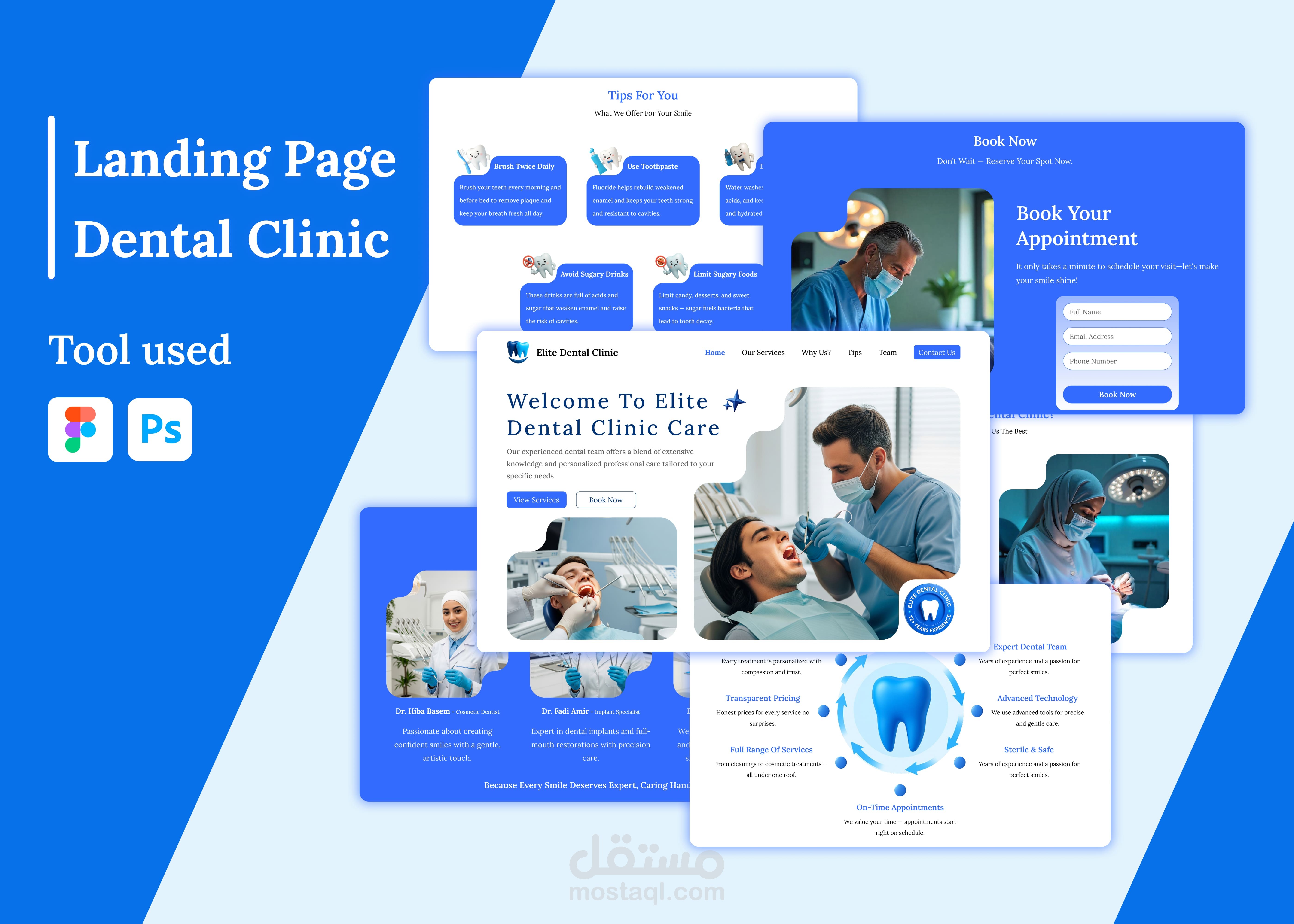 Landing Page Dental Clinic