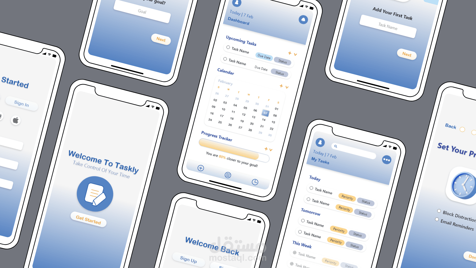 Taskly Time Management App