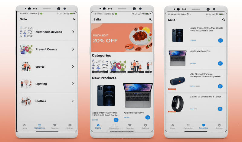 Shop App | تطبيق متجر الكتروني اندرويد و ios للتسوق من خلاله