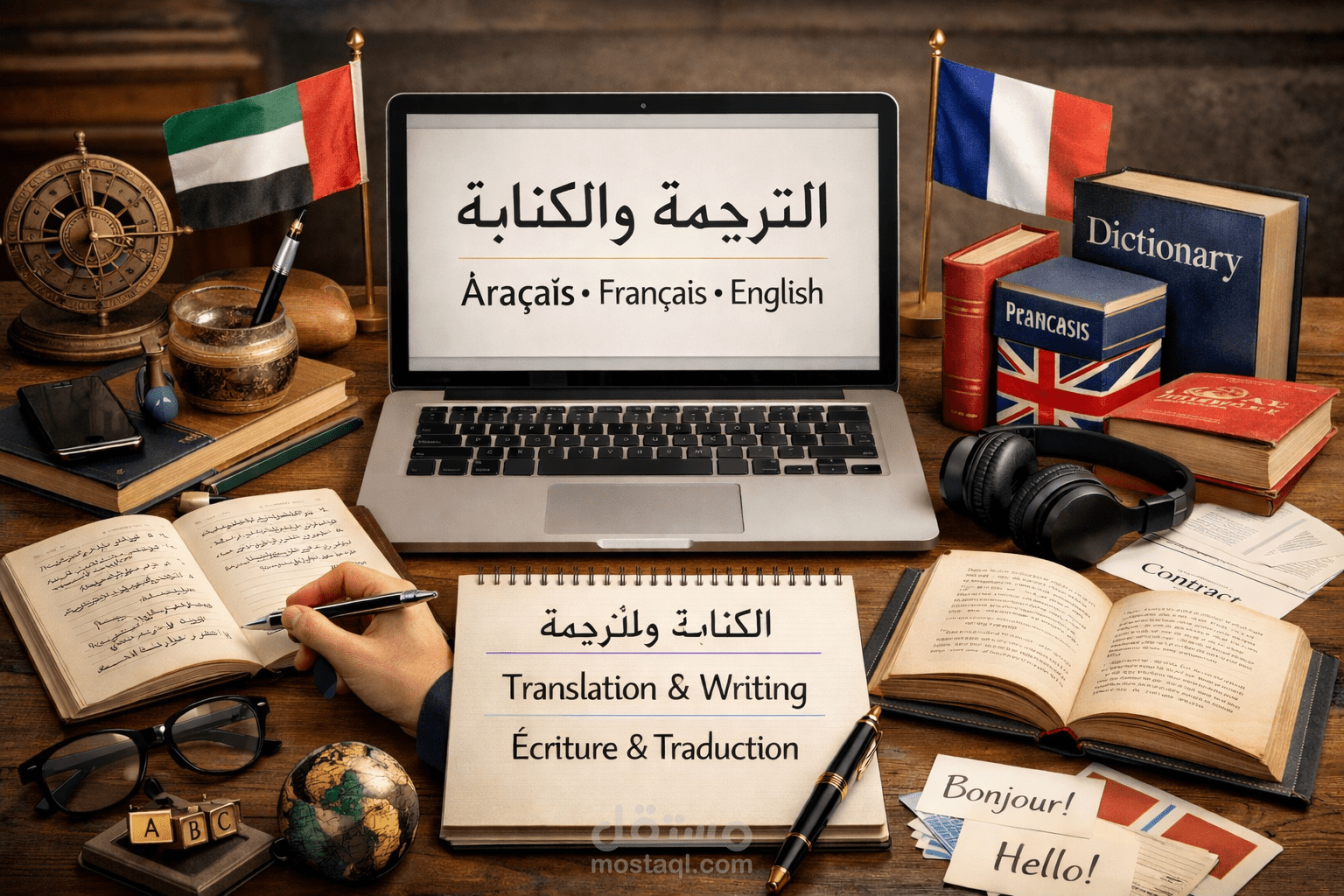 الكتابة و الترجمة