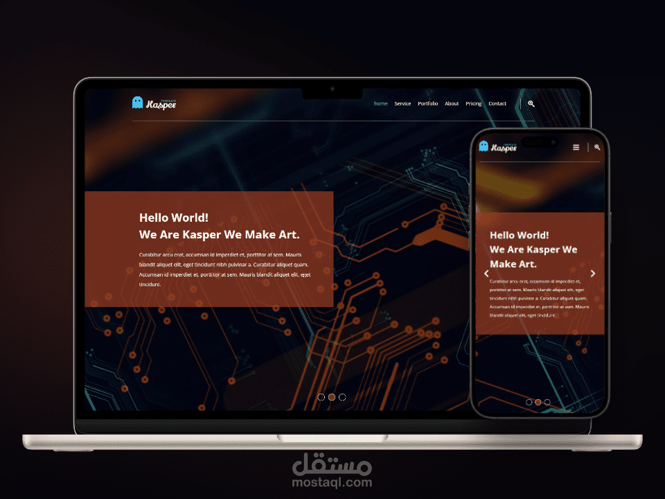 تصميم صفحة هبوط (Landing Page) باستخدام HTML وCSS