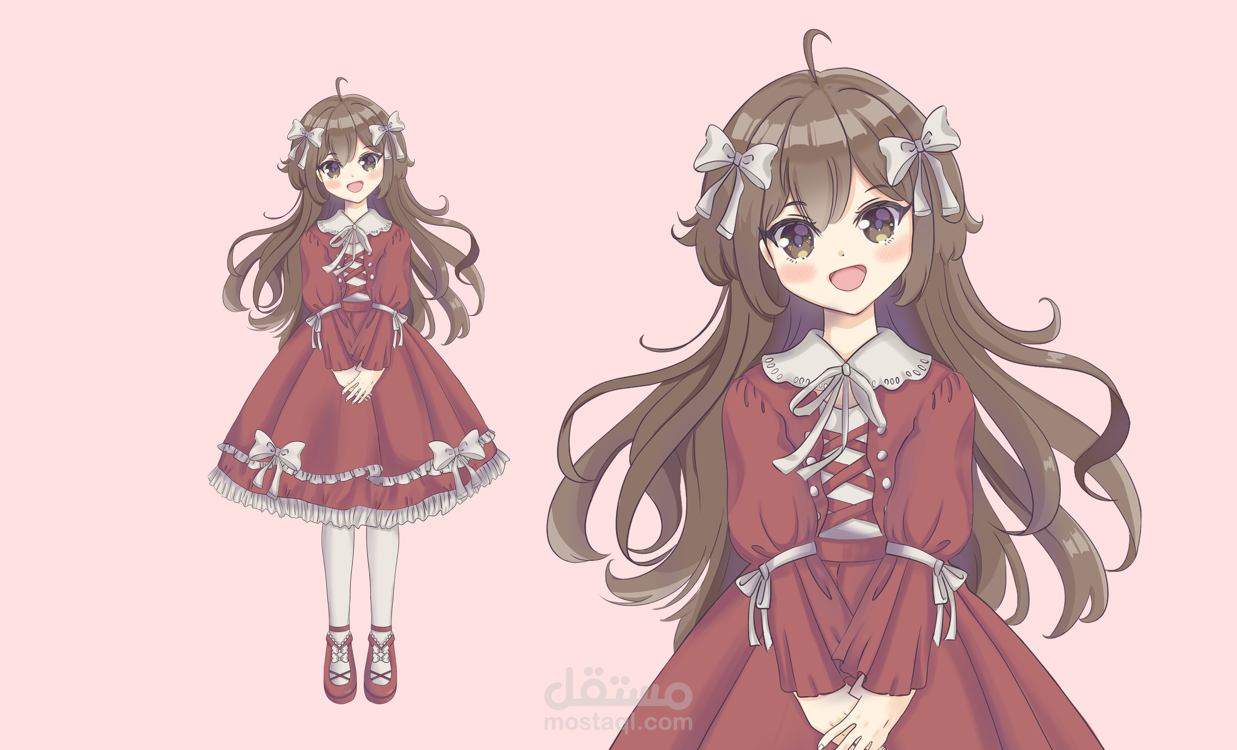 رسمة أنمي الجسم كامل