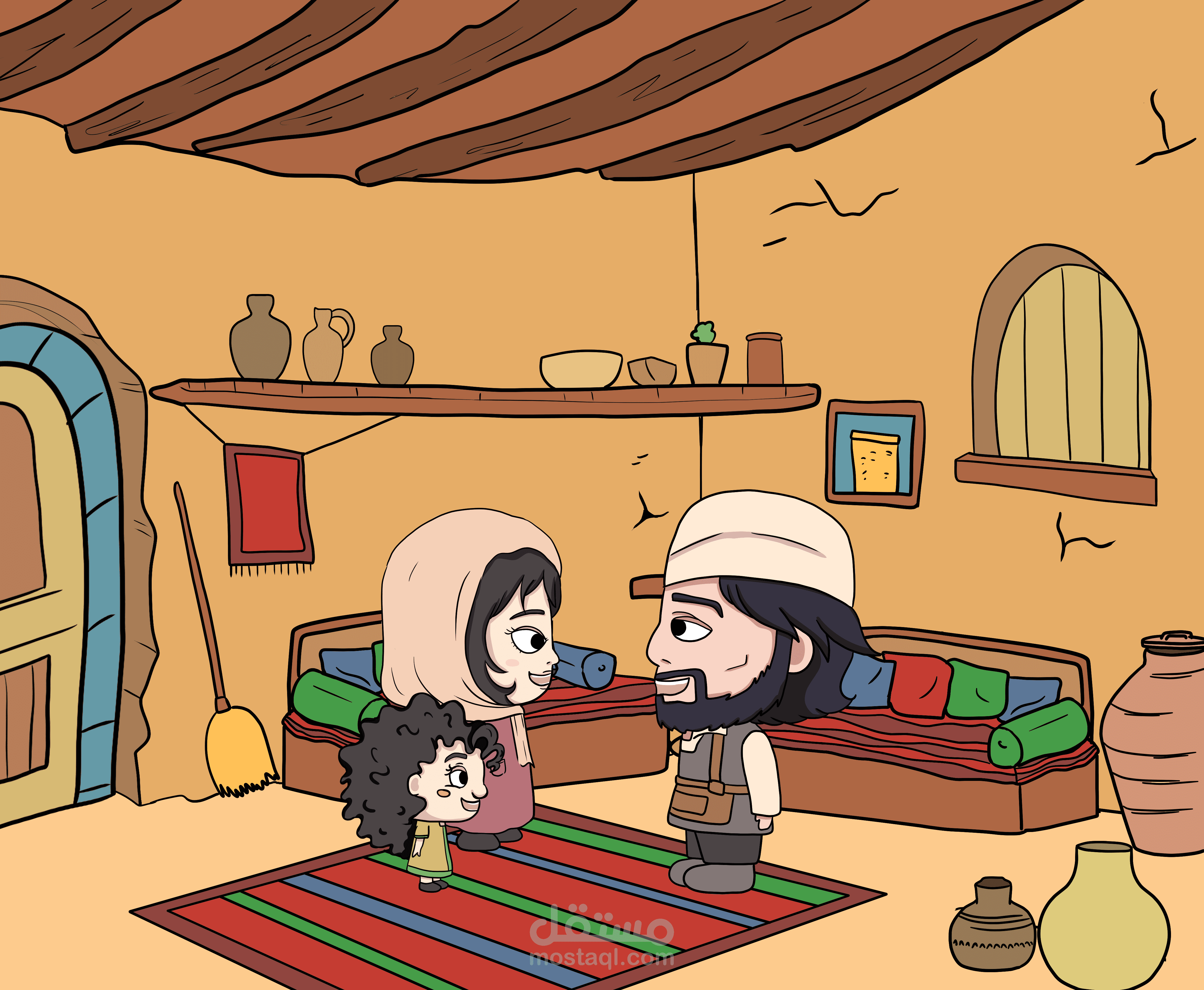 مشروع رسم قصة مشوقة للأطفال