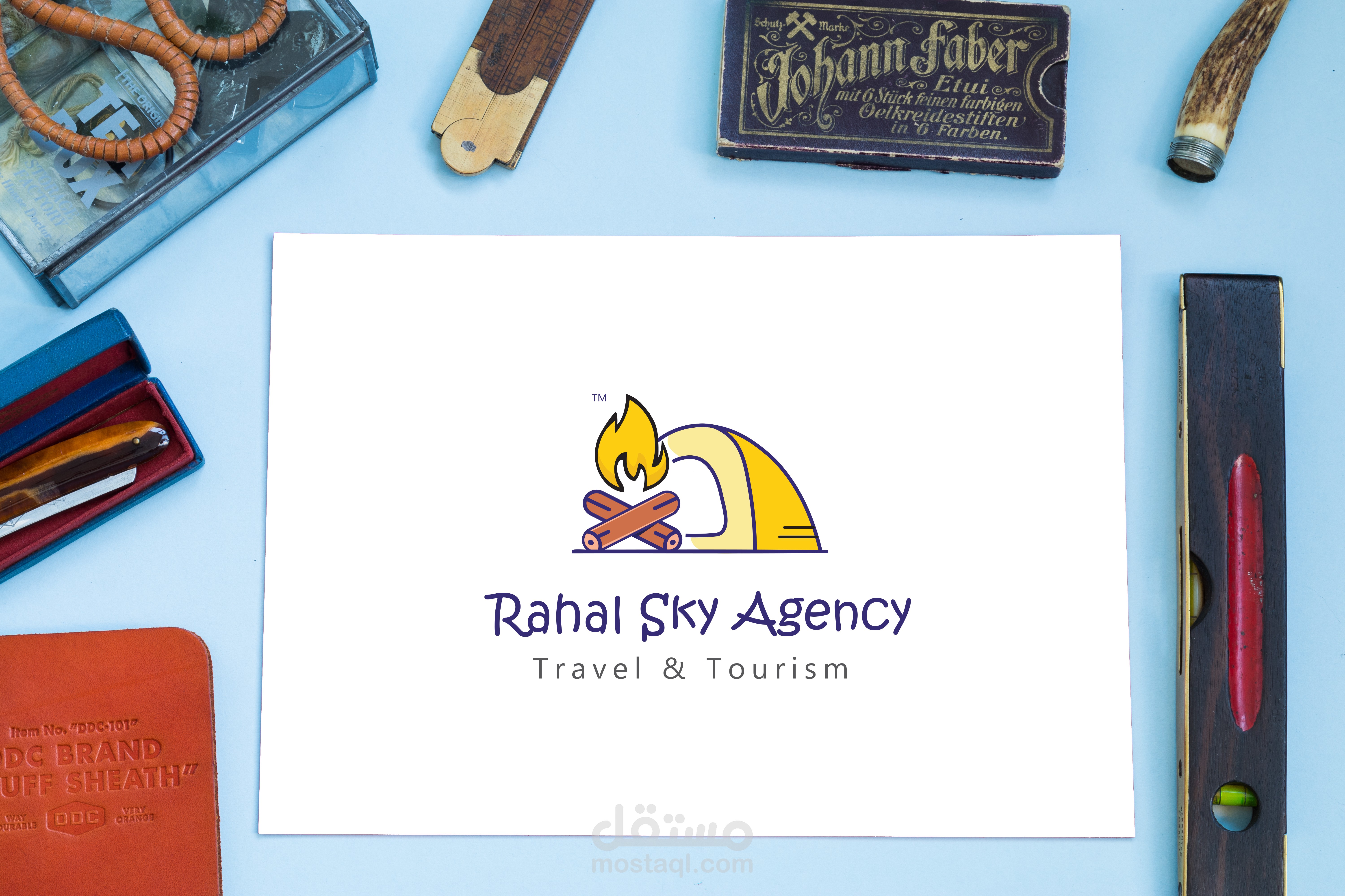 تصميم هوية شركة سياحة