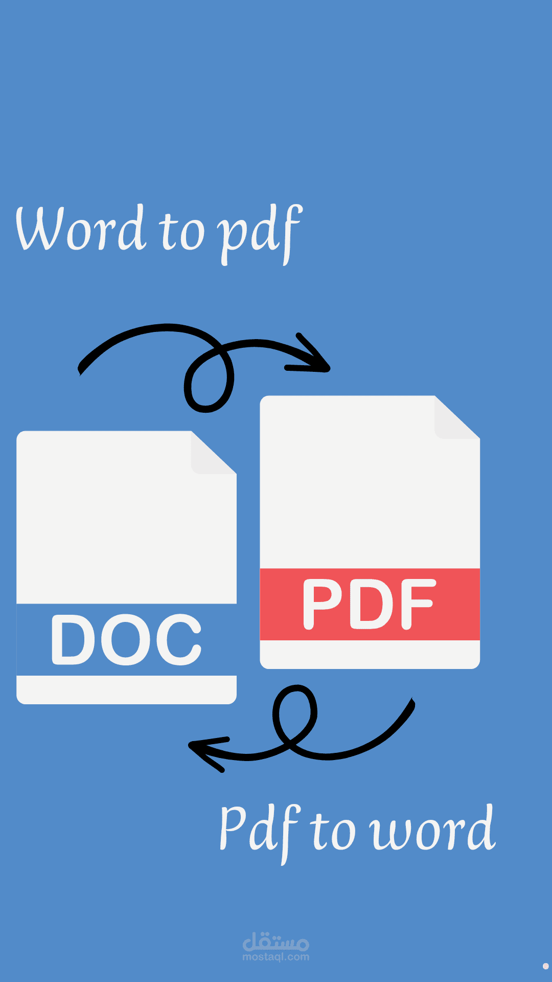 تحويل الملفات من صيغة Pdf إلي صيغة الورد أو العكس