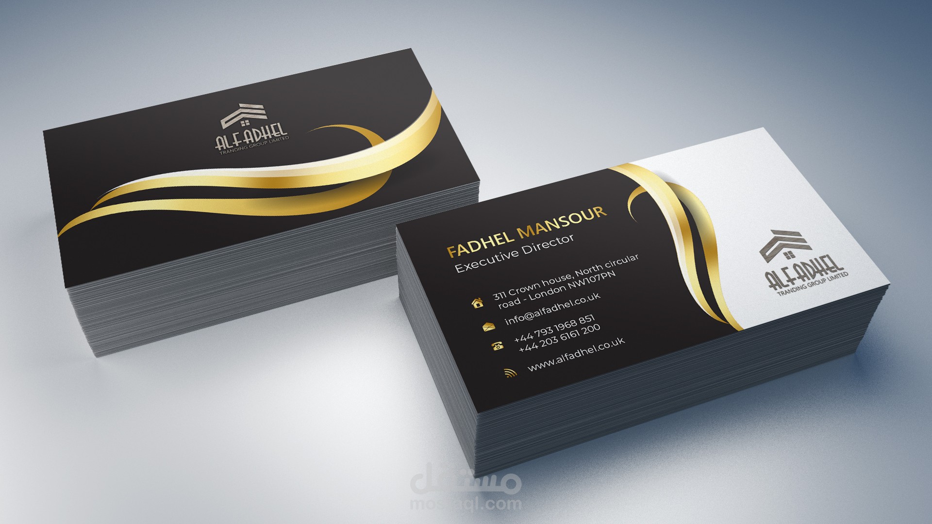 تصميم لوجو وبزنيس كارت لشركة عقارات جديدة