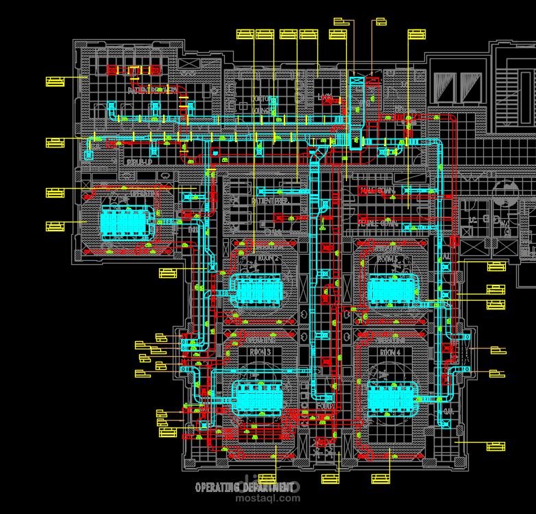 HVAC Design For Operation Department - Egypt Hospital