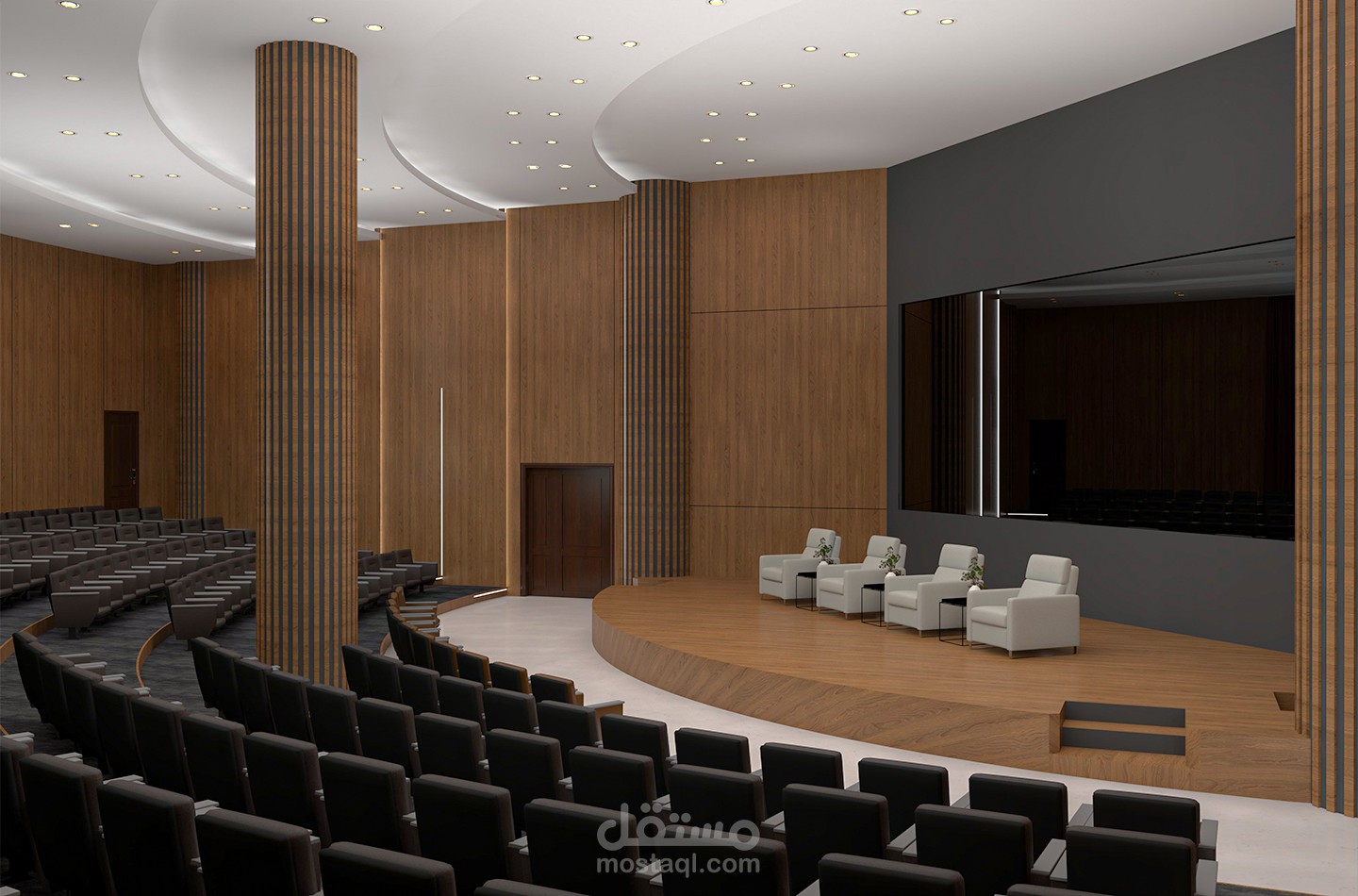 قاعة احتفالات مع غرفة انتظار كبار الزوار