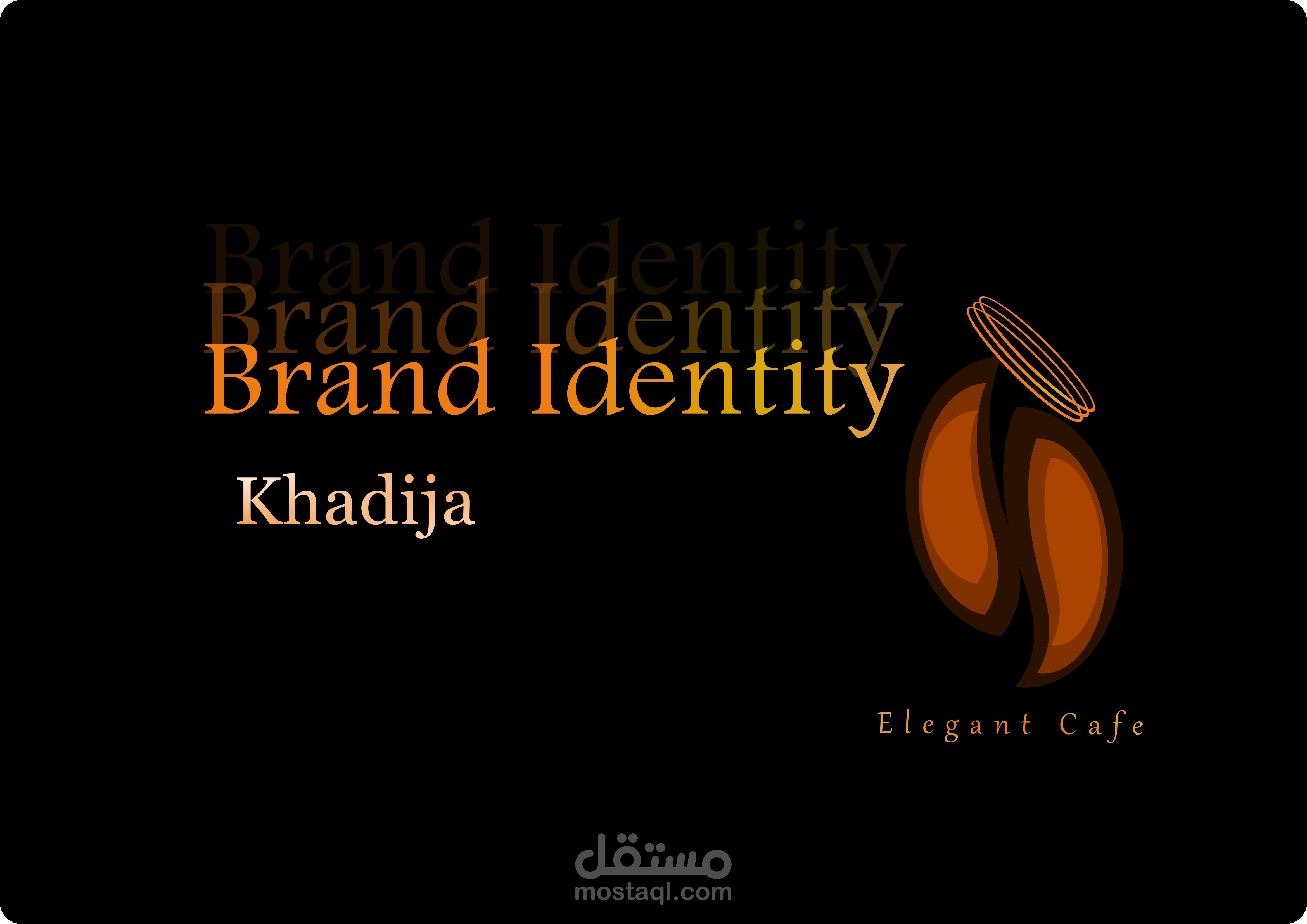 Elegant cafe | brand identity