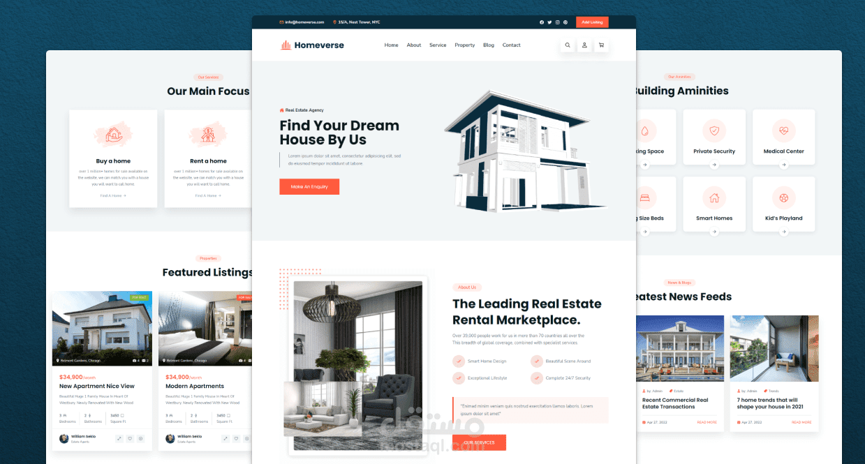 مواقع ويب احترافية