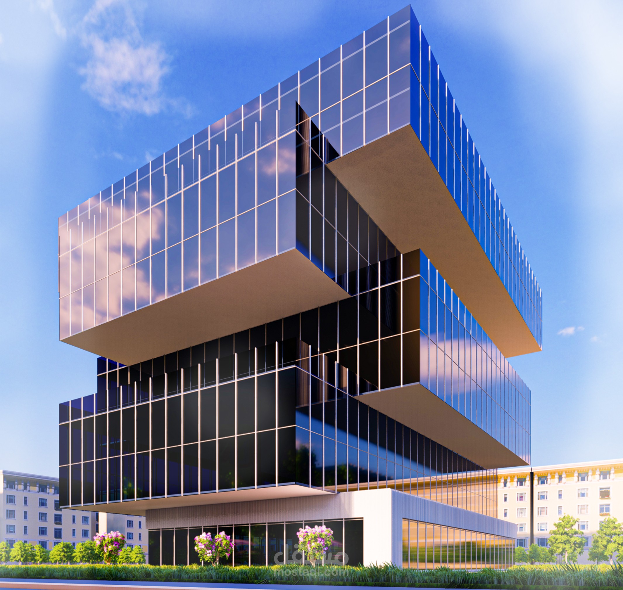 مبنى تجارى وادارى