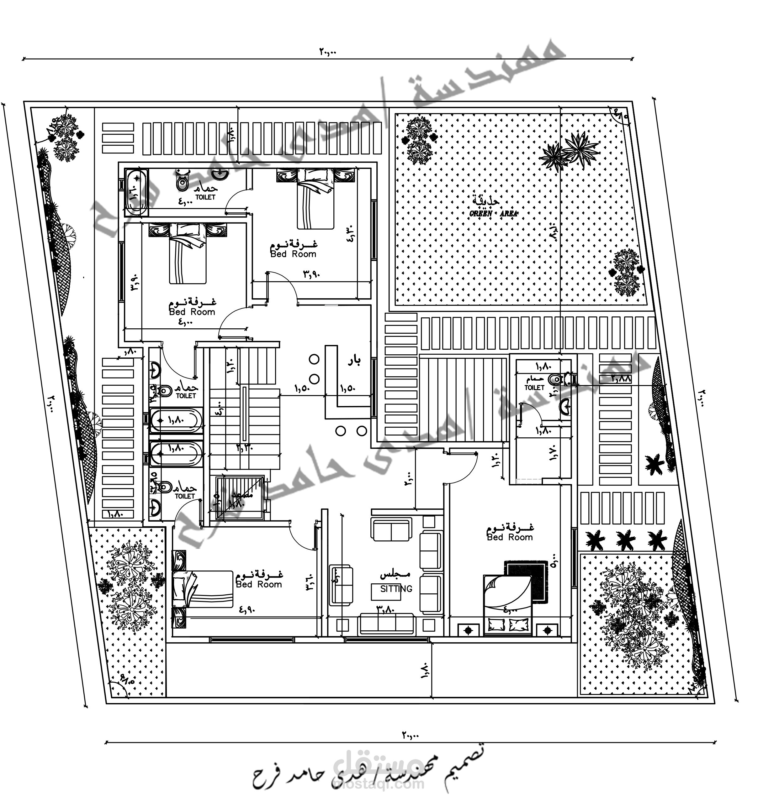 تصميم فيلا بالسعودية