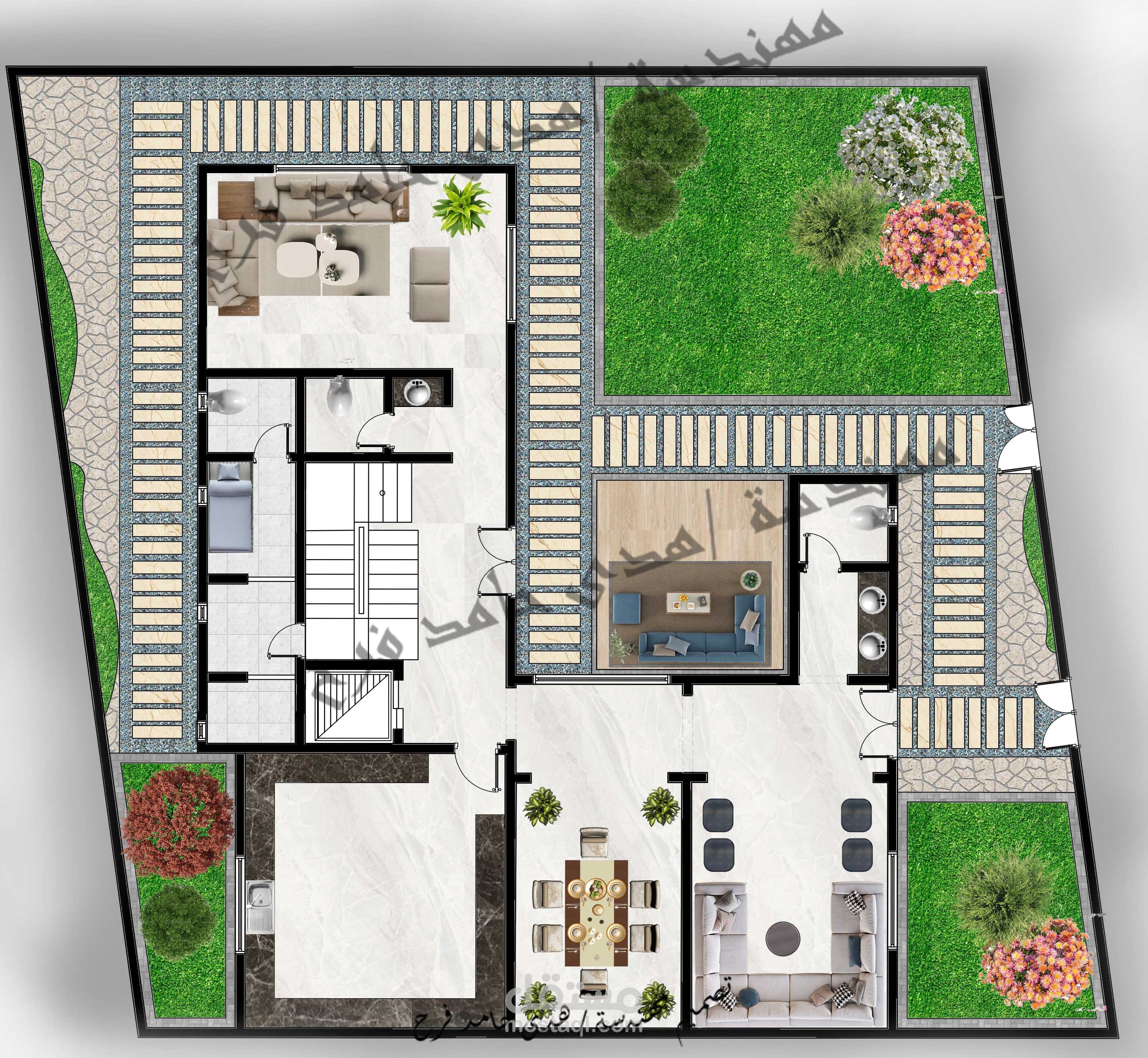 تصميم فيلا بالسعودية