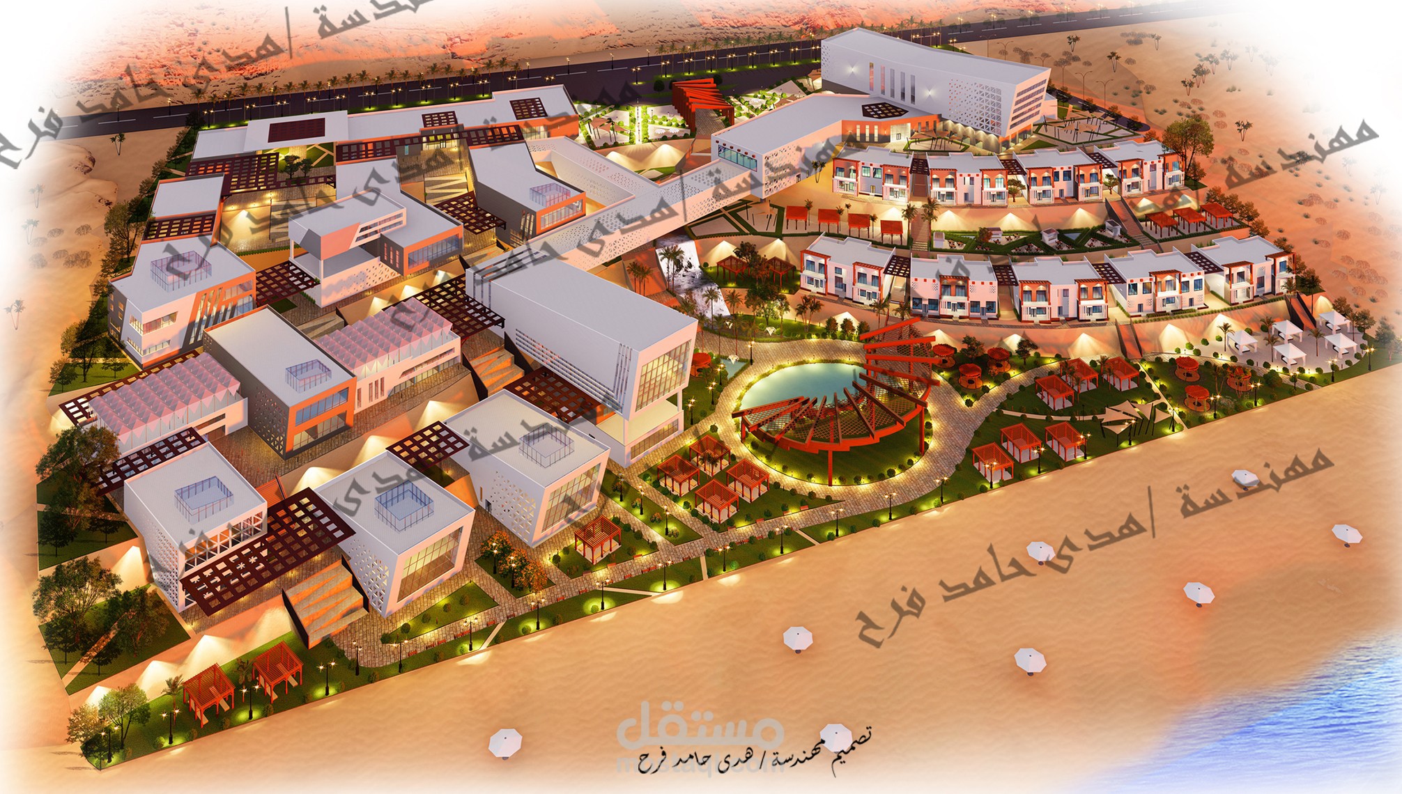 منتجع سياحى علاجى ترفيهى