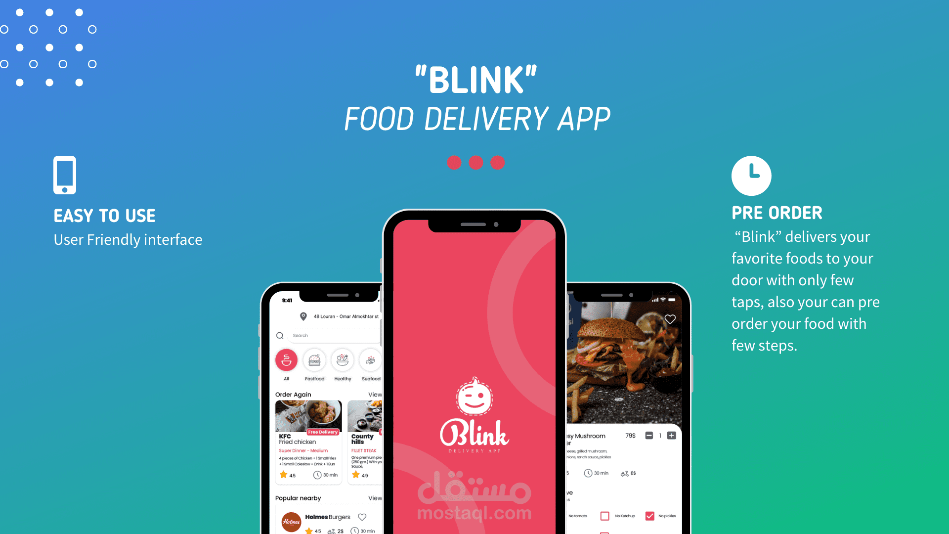 Food delivery mobile app