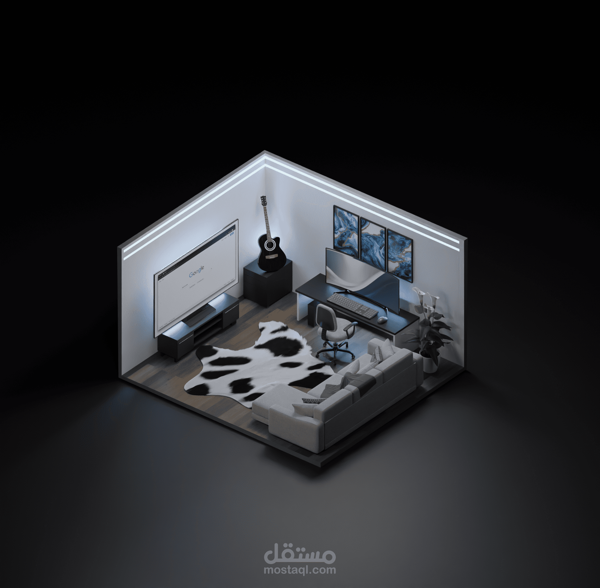 تصميم داخلي لغرفه