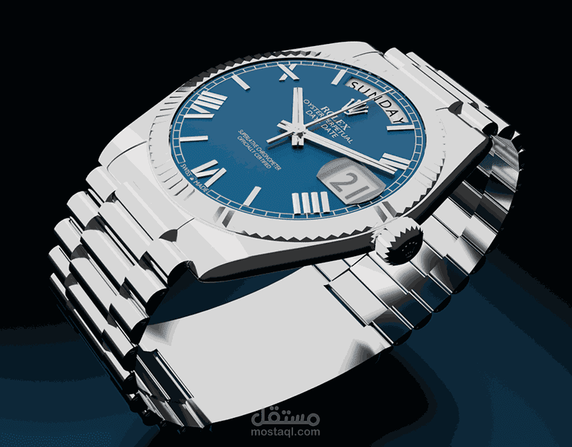 Rolex Watch Animation | تحريك ساعة رولكس ثلاثي الأبعاد