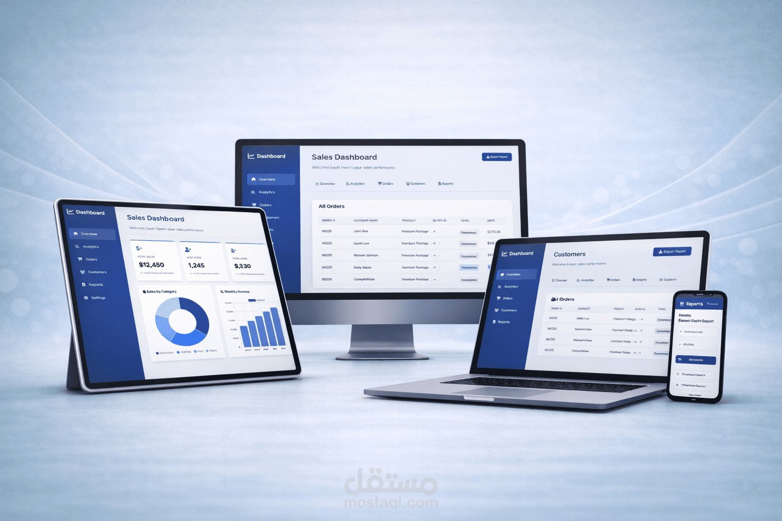 لوحة تحكم لتحليل بيانات المبيعات | Sales Data Analysis Dashboard