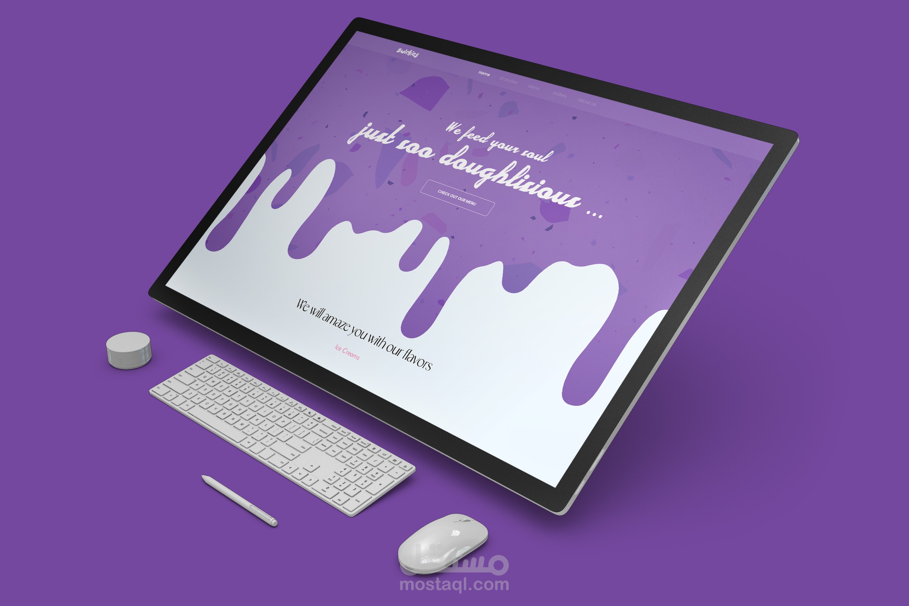 موقع سويركيز للحلويات Swirkies landing page