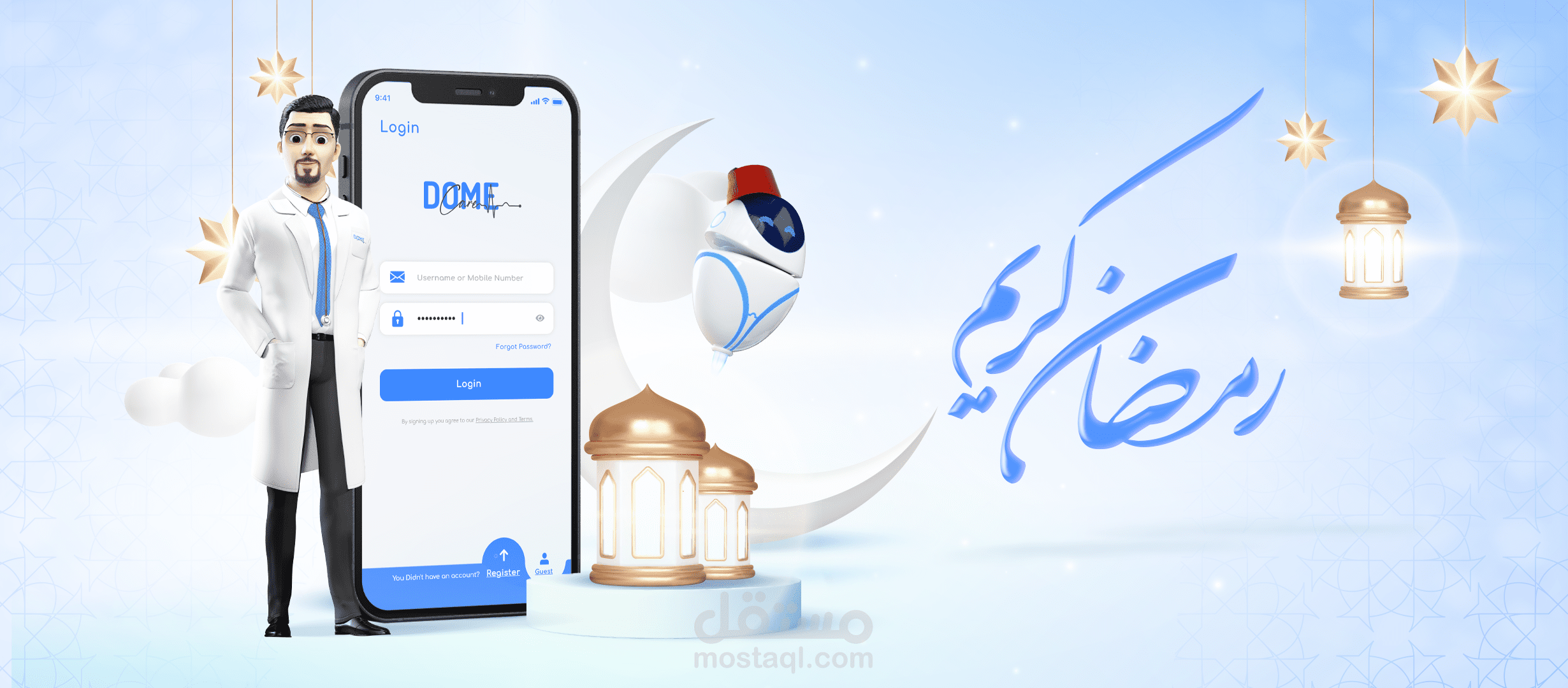 تحريك الفيديوهات التي تدل المستخدمين على ميزات التطبيق Motion Graphic