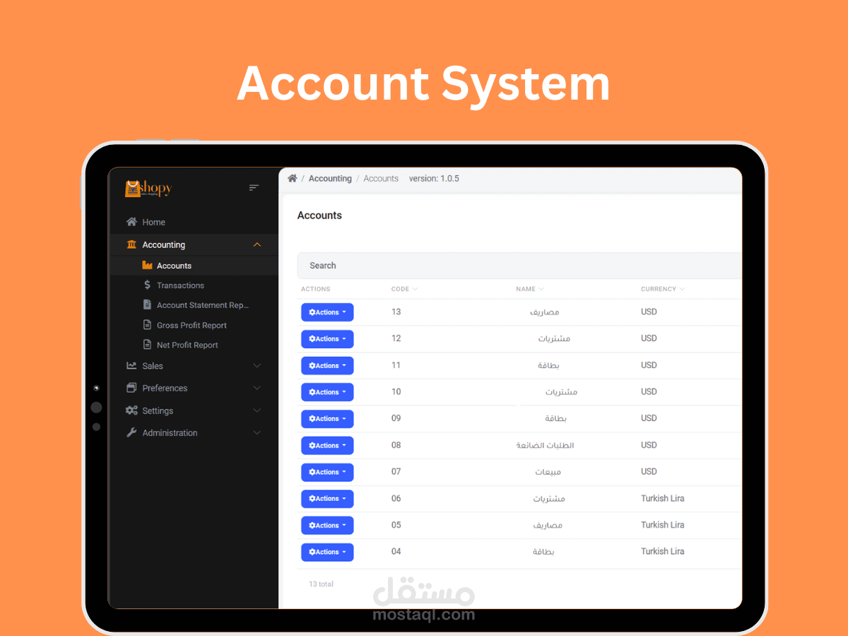 نظامي محاسبي مبسط لإدارة شركة مبيعات | Accounting system for sales industry