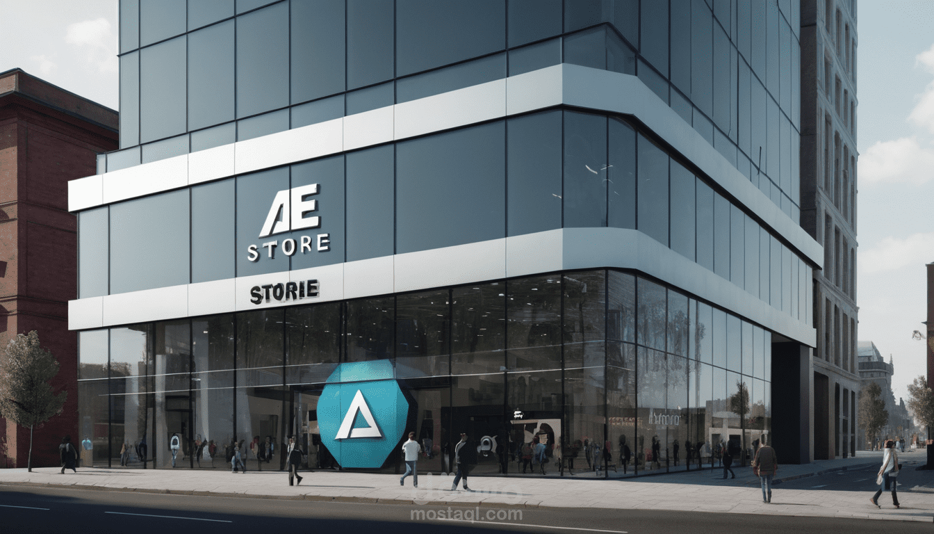لوجو باسم AE Store
