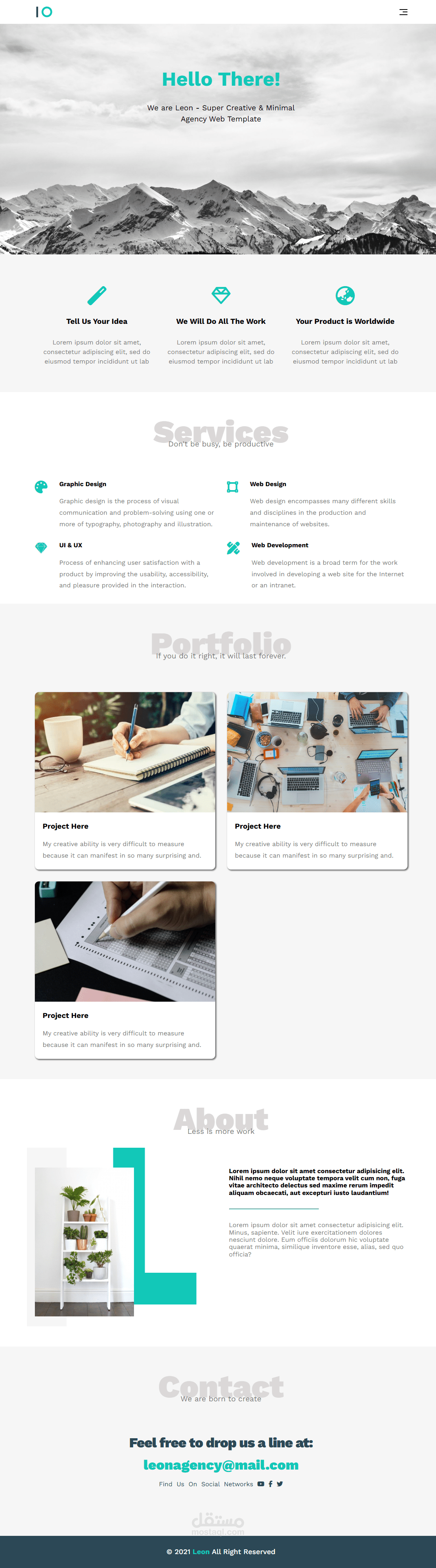 تصميم صفحة ويب متجاوبة باستخدام HTML و CSS