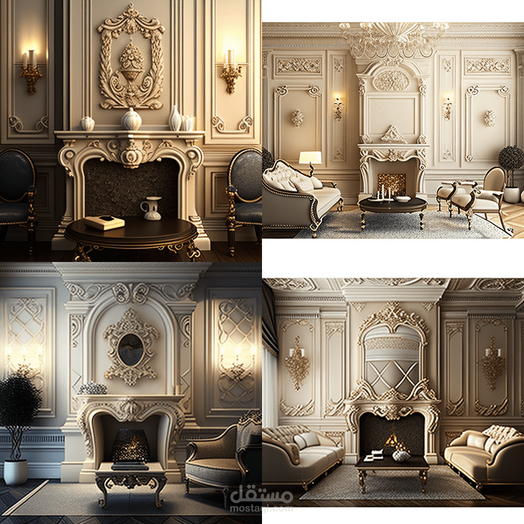 ديكور داخلي لقاعة استقبال