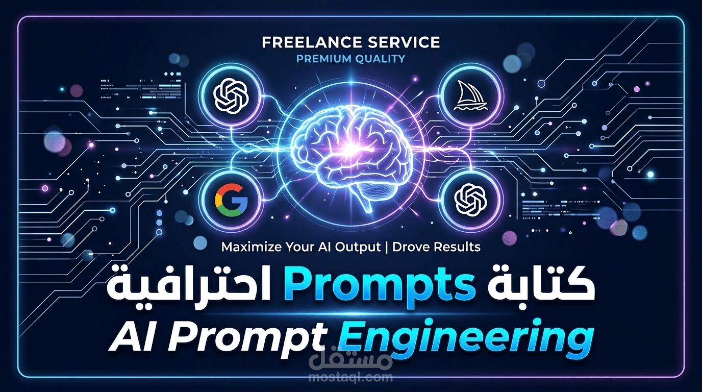 كتابة برومبتات احترافية للذكاء الاصطناعي — ChatGPT | Midjourney | Gemini