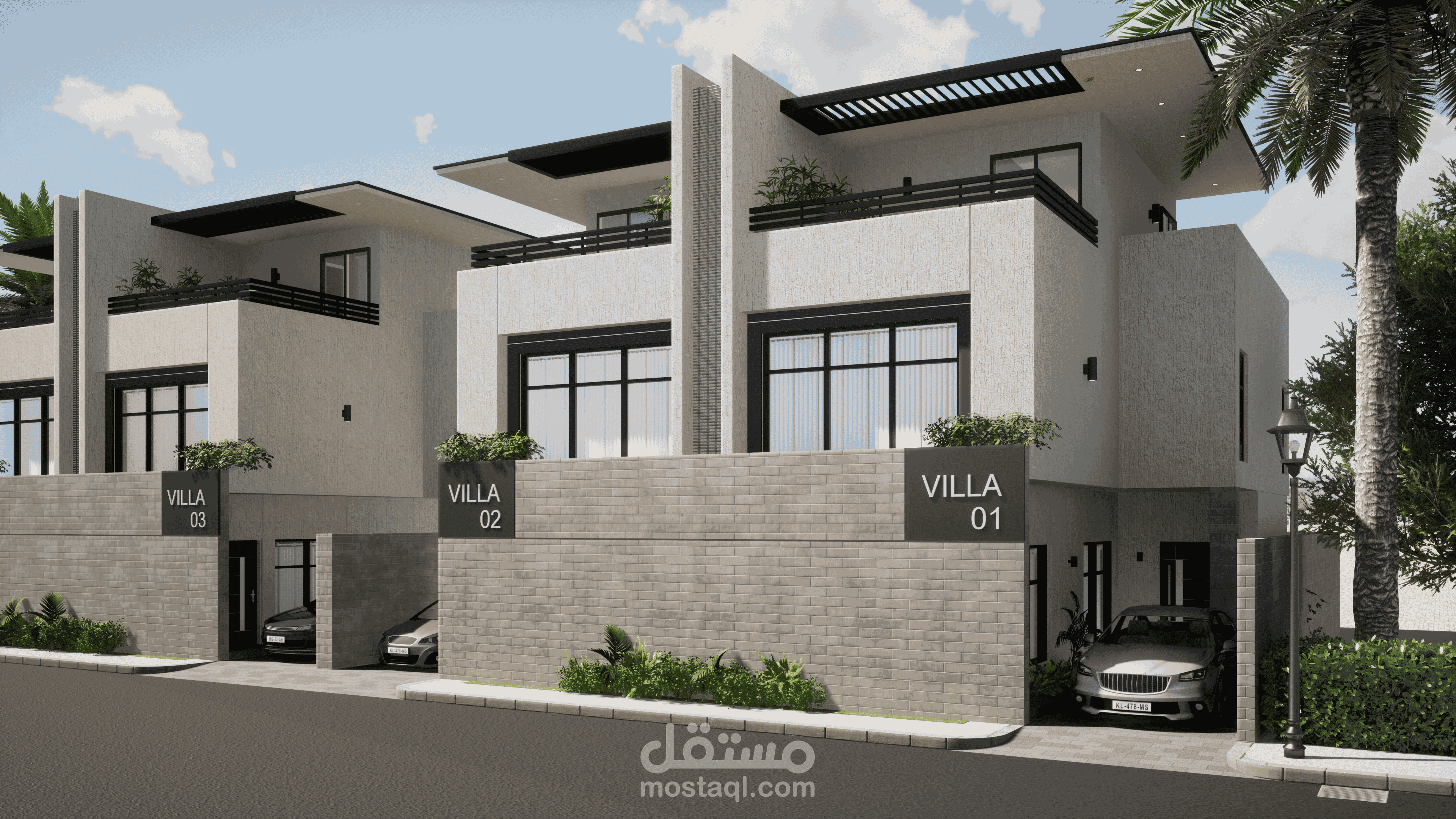 تصميم انشائى فيلا سعودية