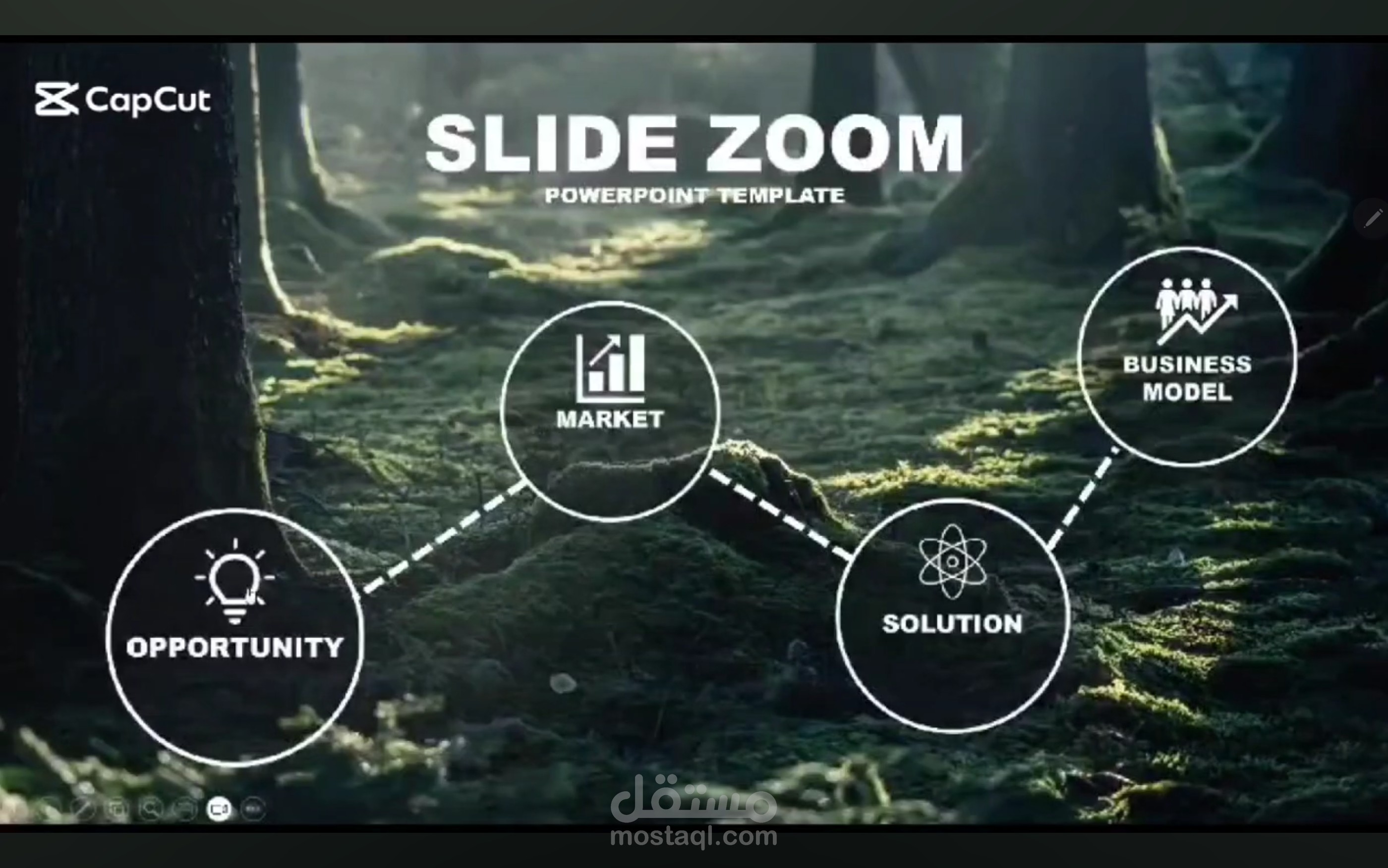 انشاء عروض تقديمية slide zoom