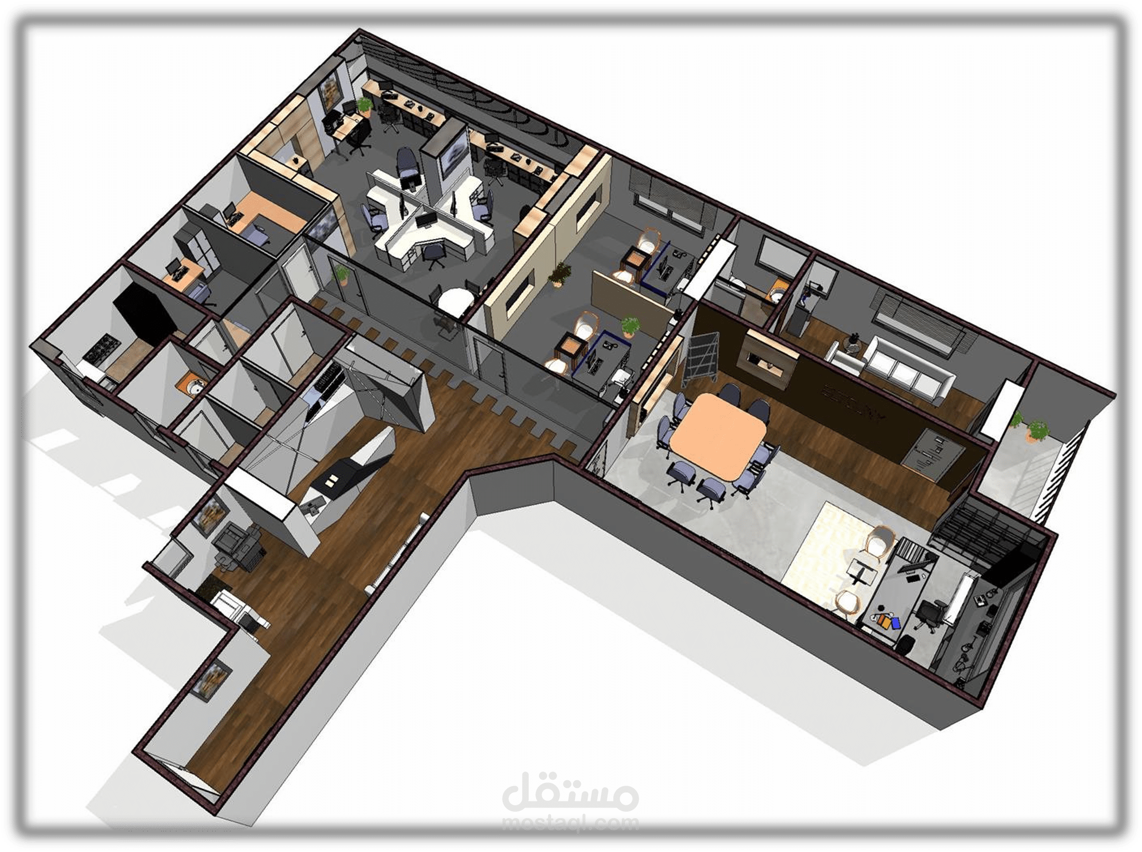 Interior design for private office project