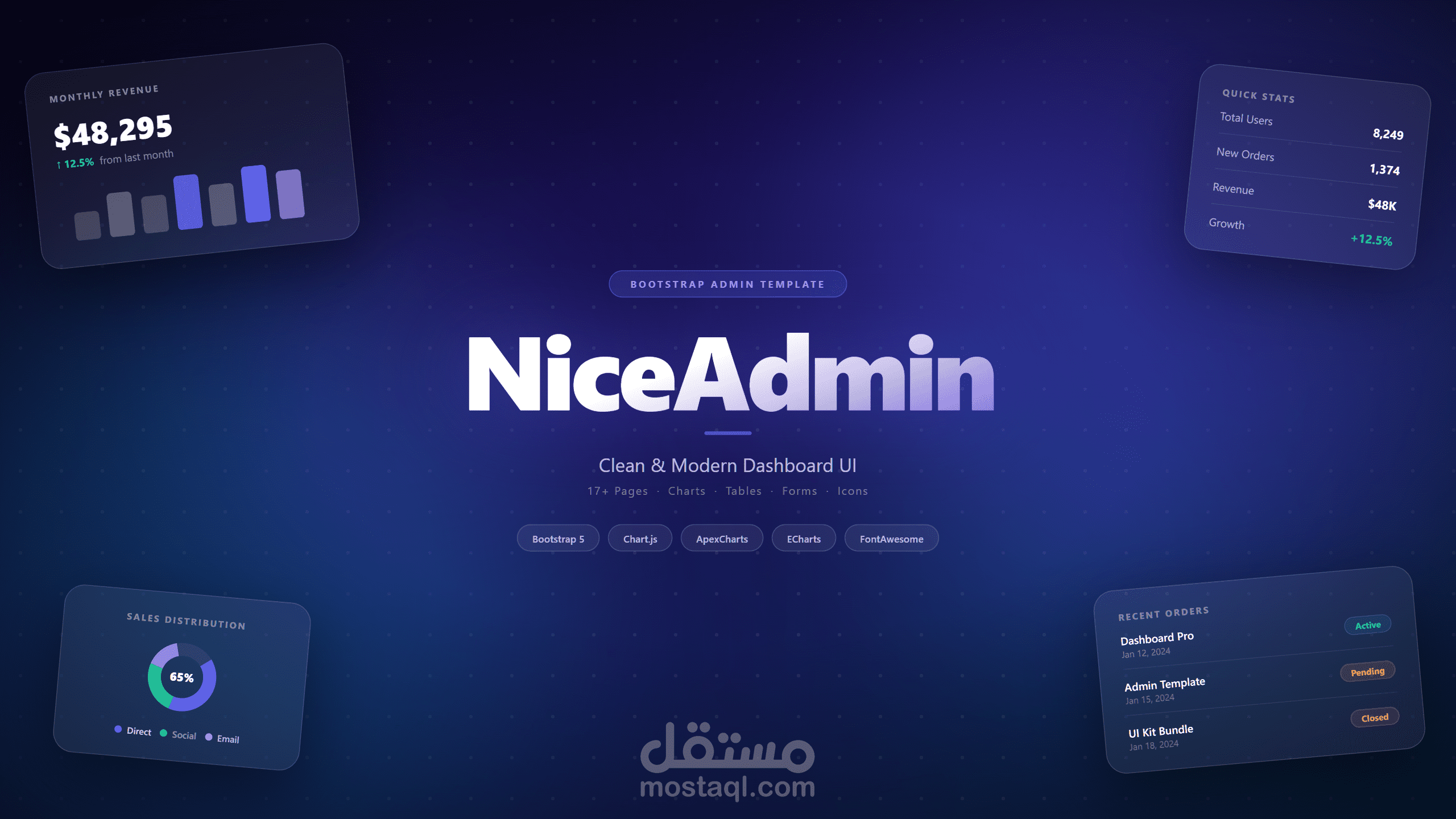 admin dashboard (bootstrap)