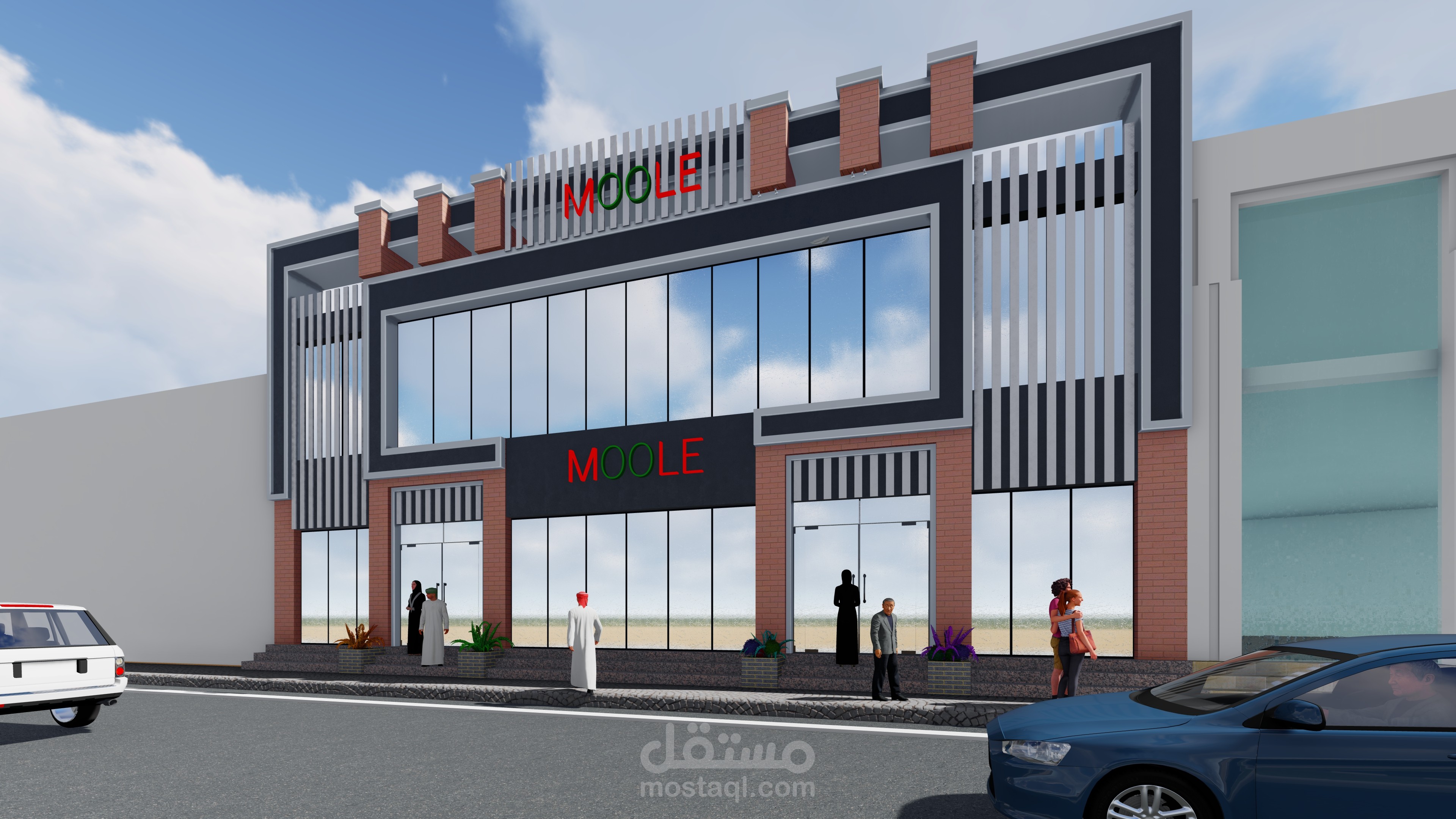 تصميم مول تجاري