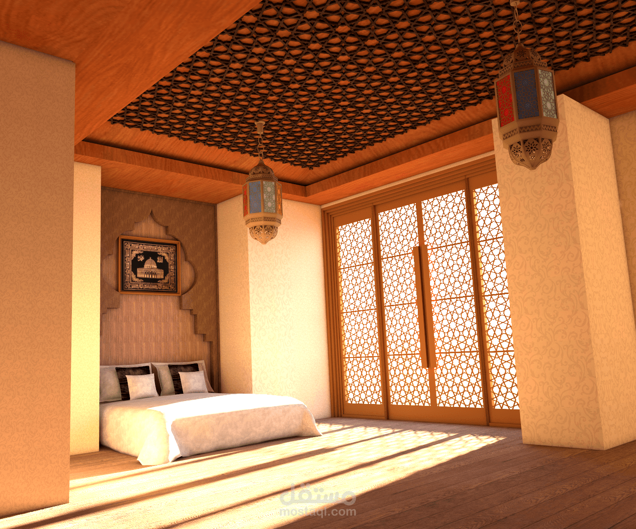 تصميم فيلا بطراز اسلامي
