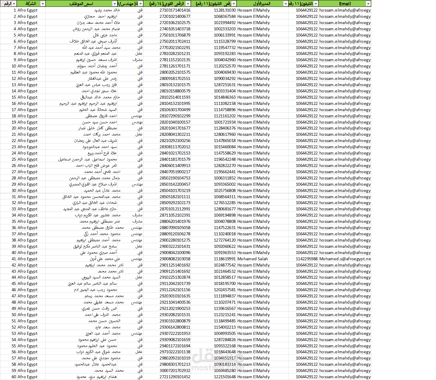 إدخال بيانات دفتريه الى اكسل شيت
