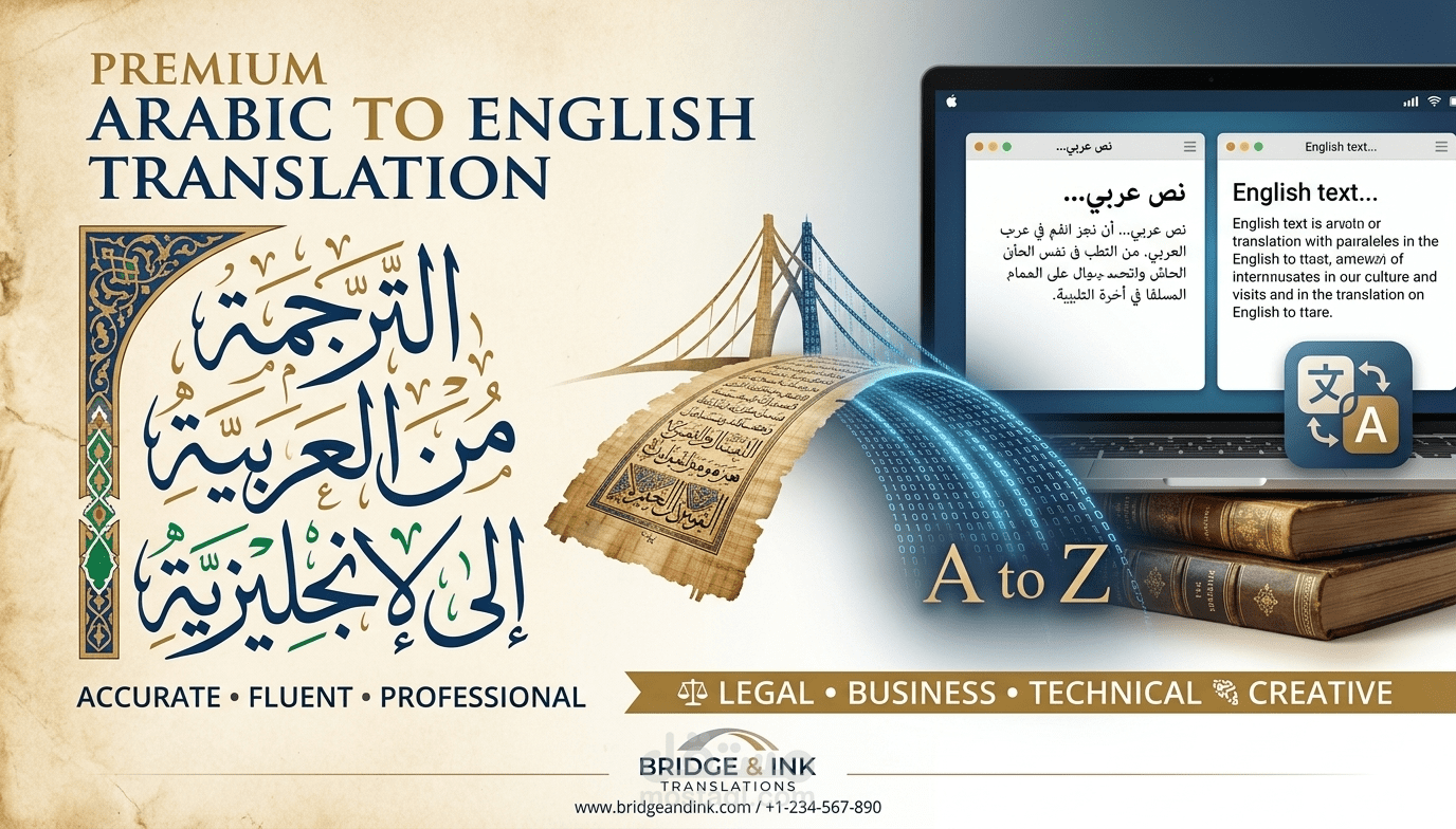 ترجمه من العربيه الانجليزيه والعكس