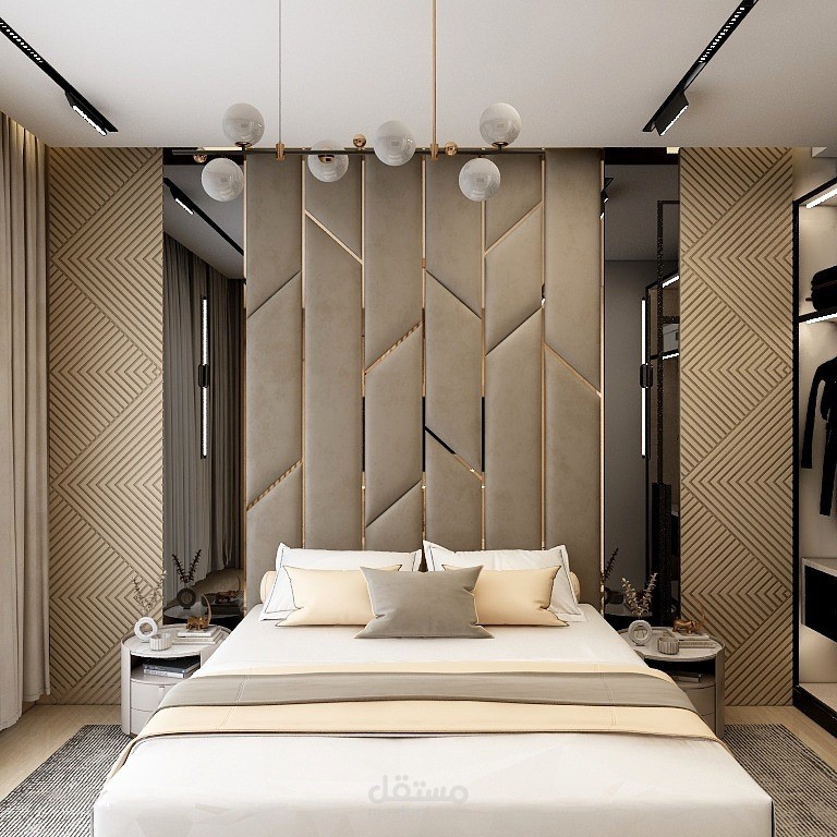 تصميم غرفة نوم رئيسية