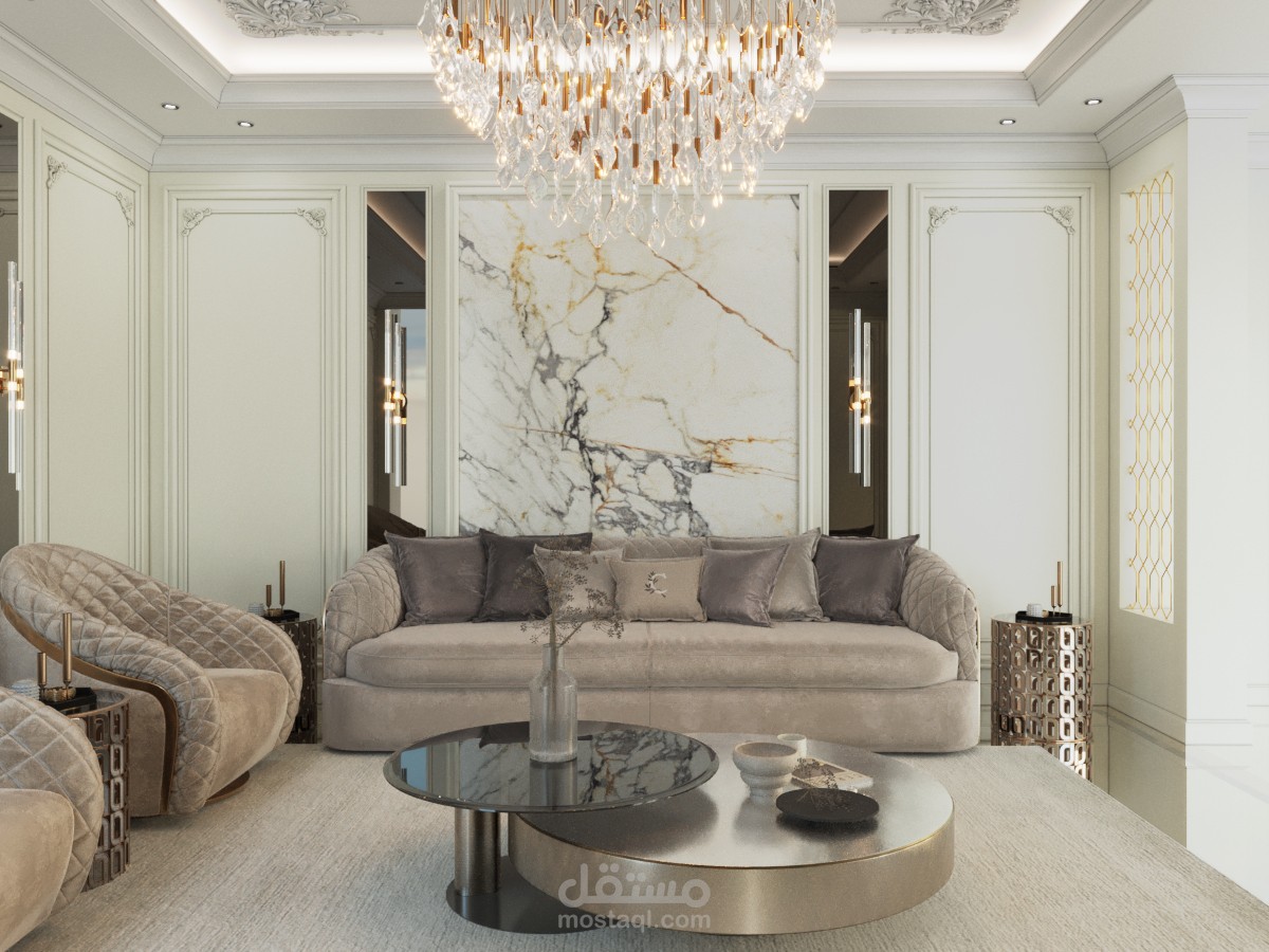 Neoclassic Livingroom