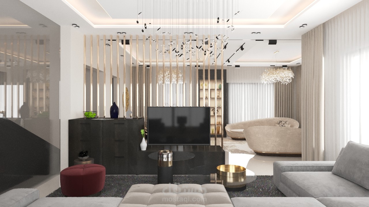 تصميم لفيلا بالعاصمة الادارية