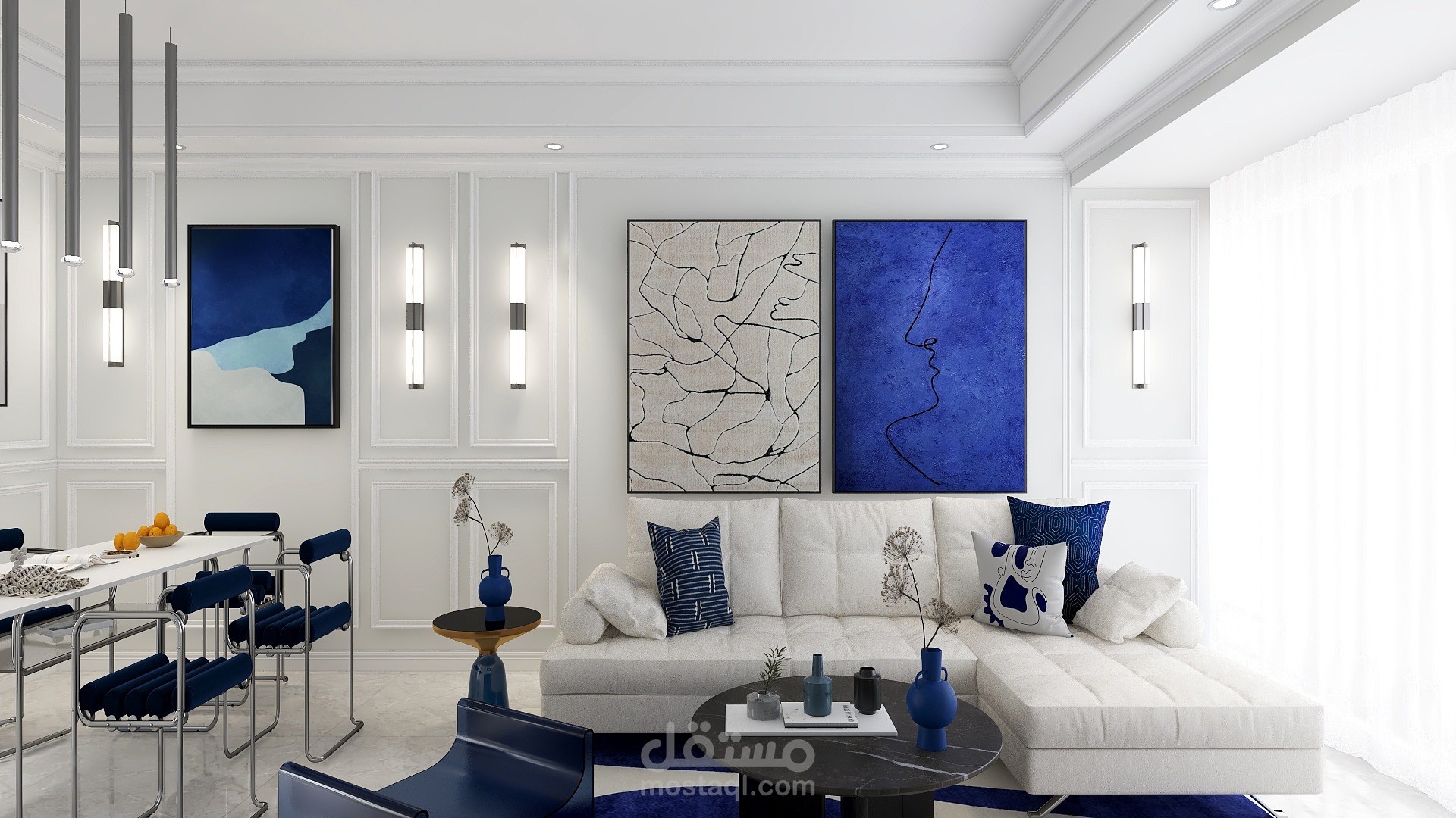 تصميم غرفة معيشة