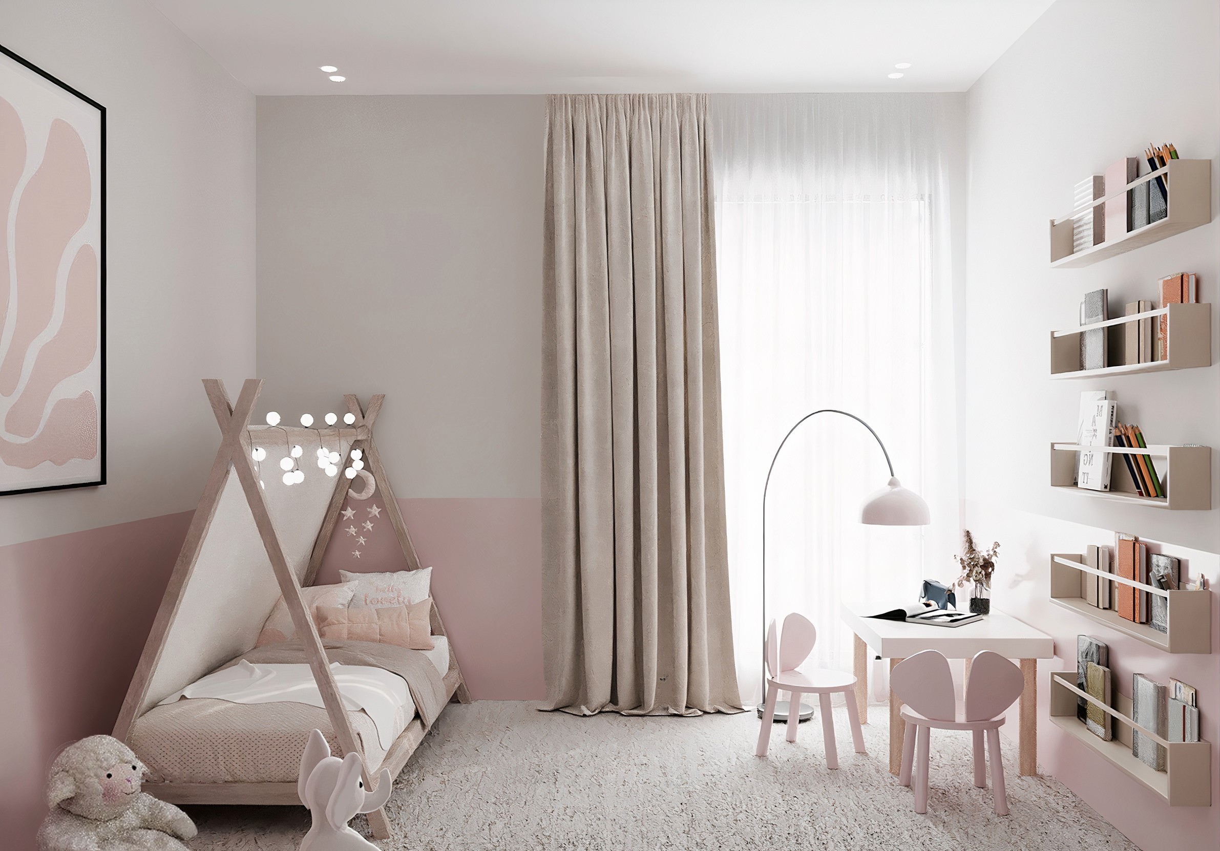 Girl's Bedroom Design in KSA