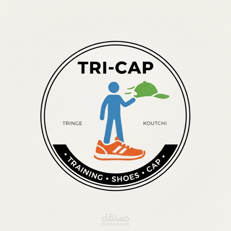 لوجو لمتجر بيع منتجات رياضية