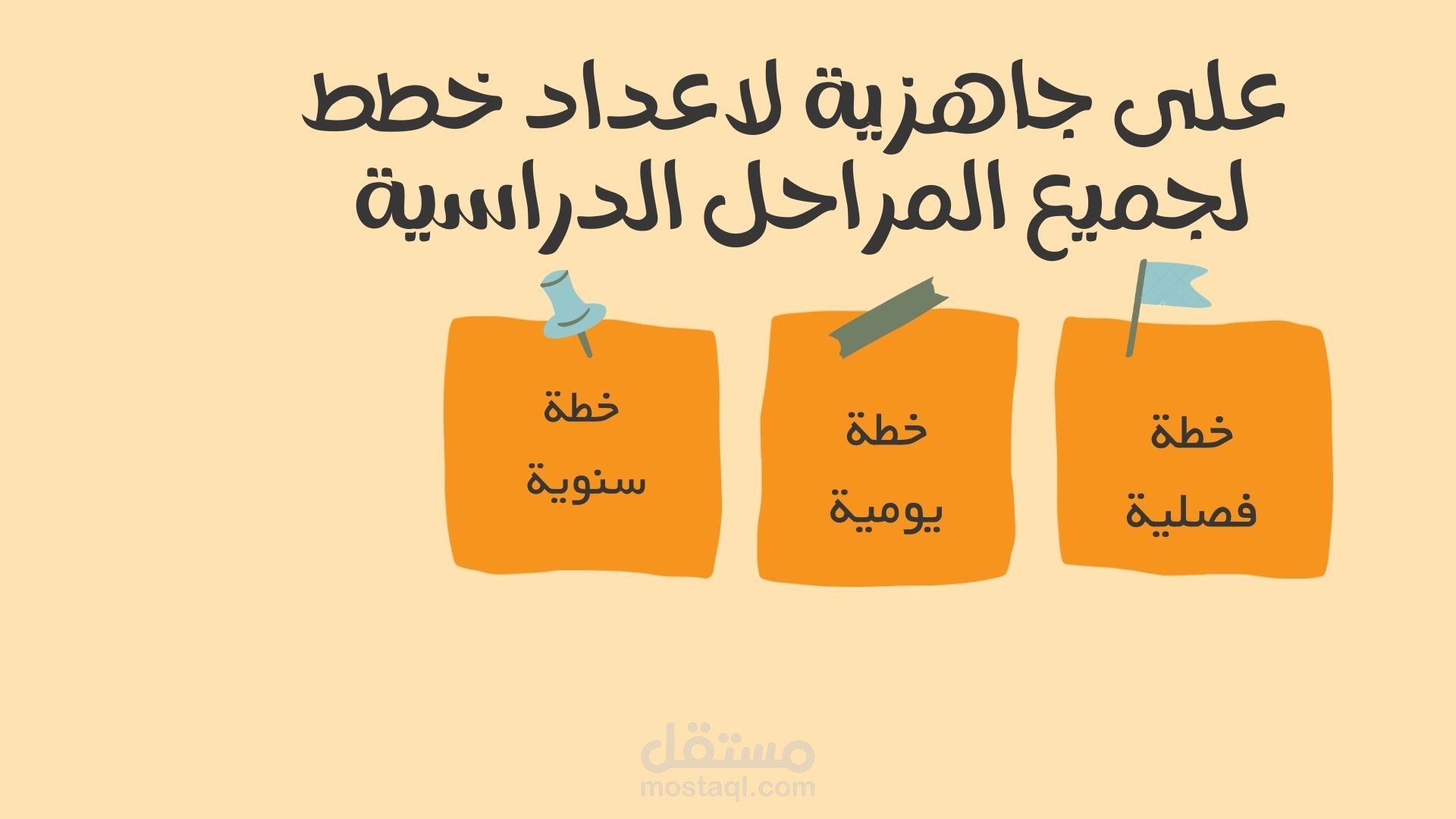 على جاهزية لإعداد خطط لجميع المراحل الدراسية