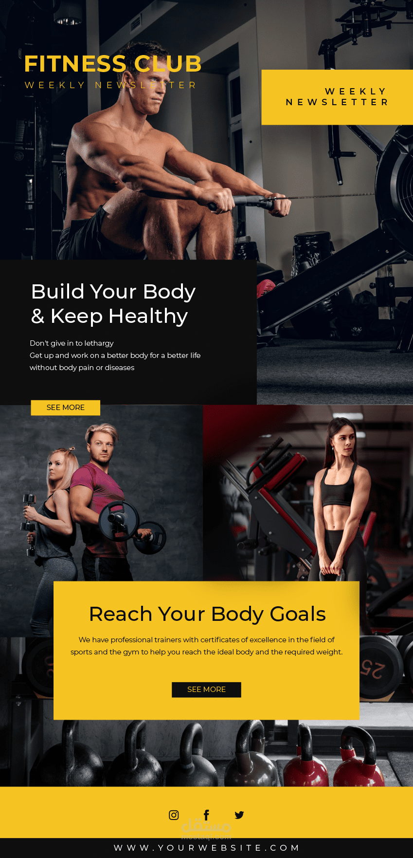 تم طلب تصميمات متعددة من قبل FITNESS CLUB وتم تنفيذها و تحققت الاهداف المطلوبه